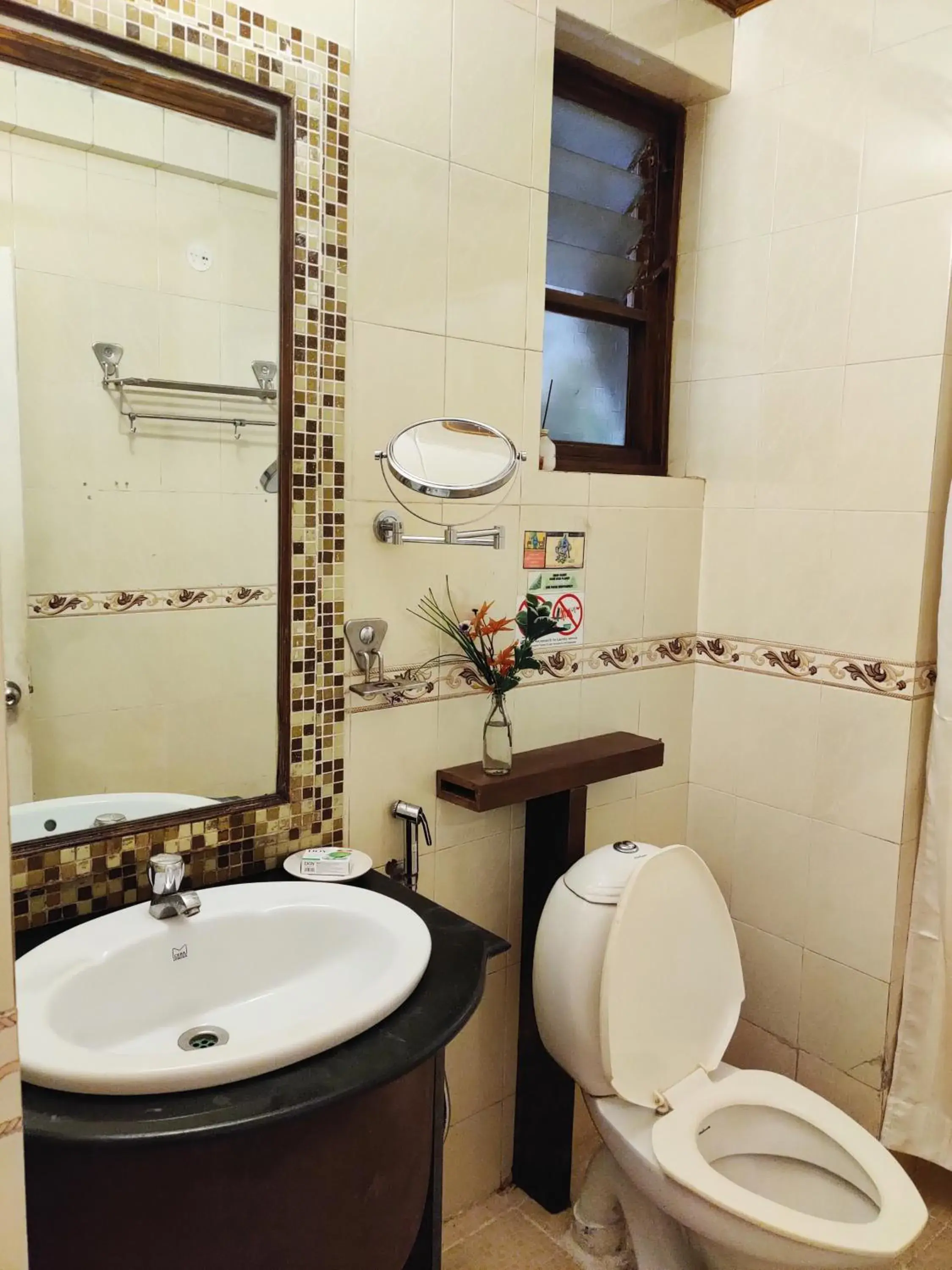 Bathroom in The Camelot Beach Resort - Baga Bathroom in The Camelot Beach Resort - Baga