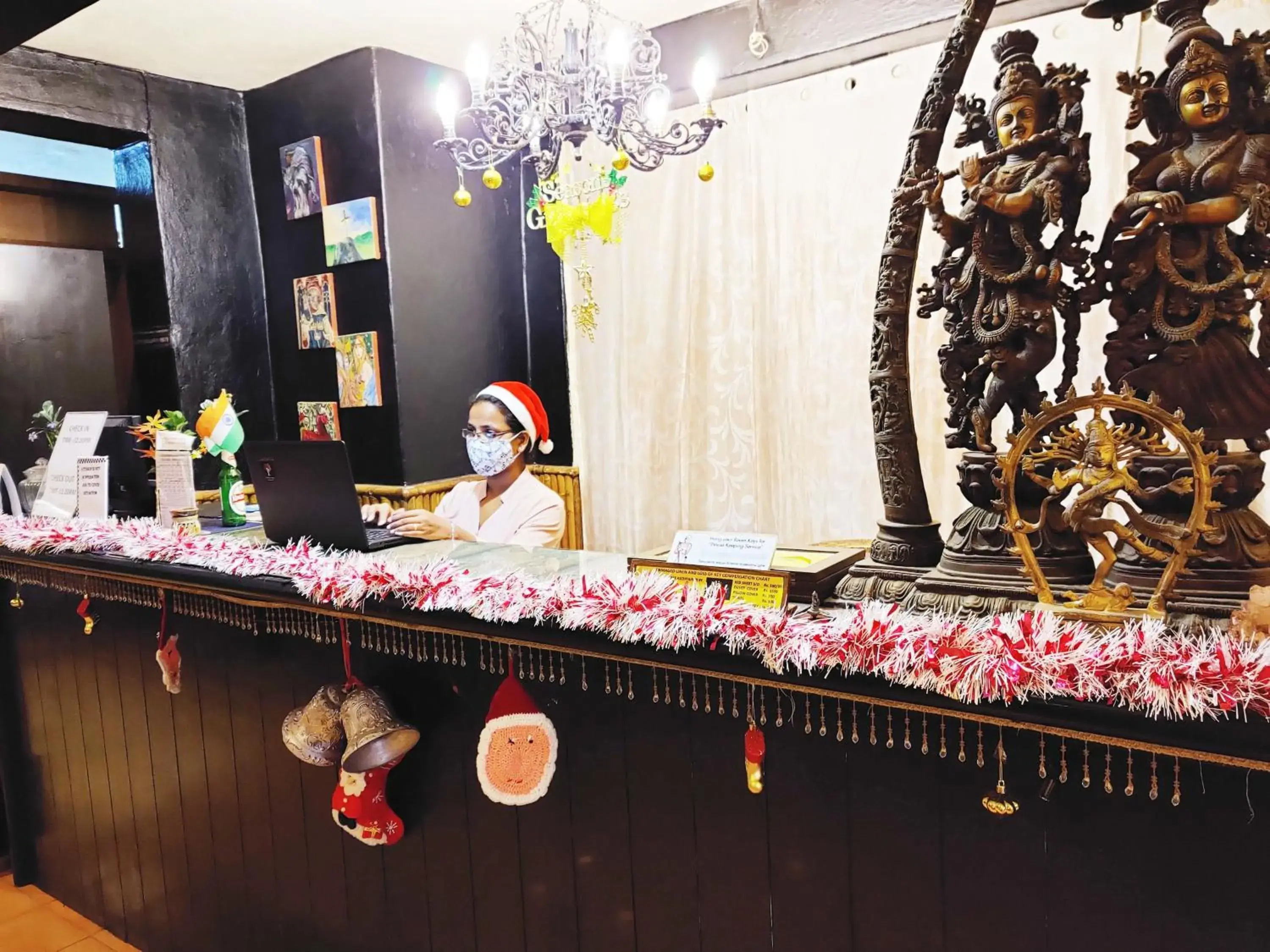 Lobby or reception in The Camelot Beach Resort - Baga Lobby or reception in The Camelot Beach Resort - Baga