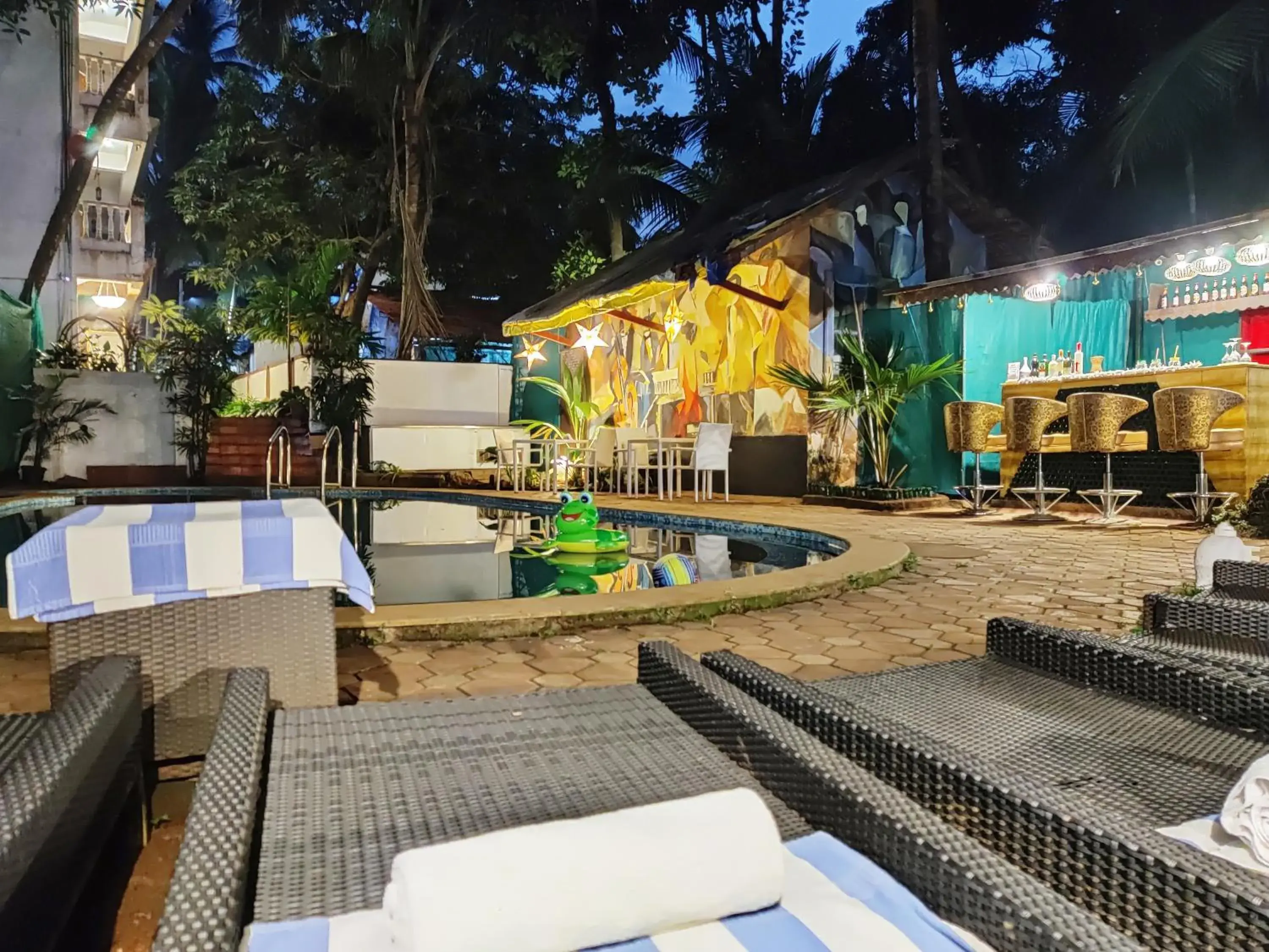 Swimming pool in The Camelot Beach Resort - Baga Swimming pool in The Camelot Beach Resort - Baga