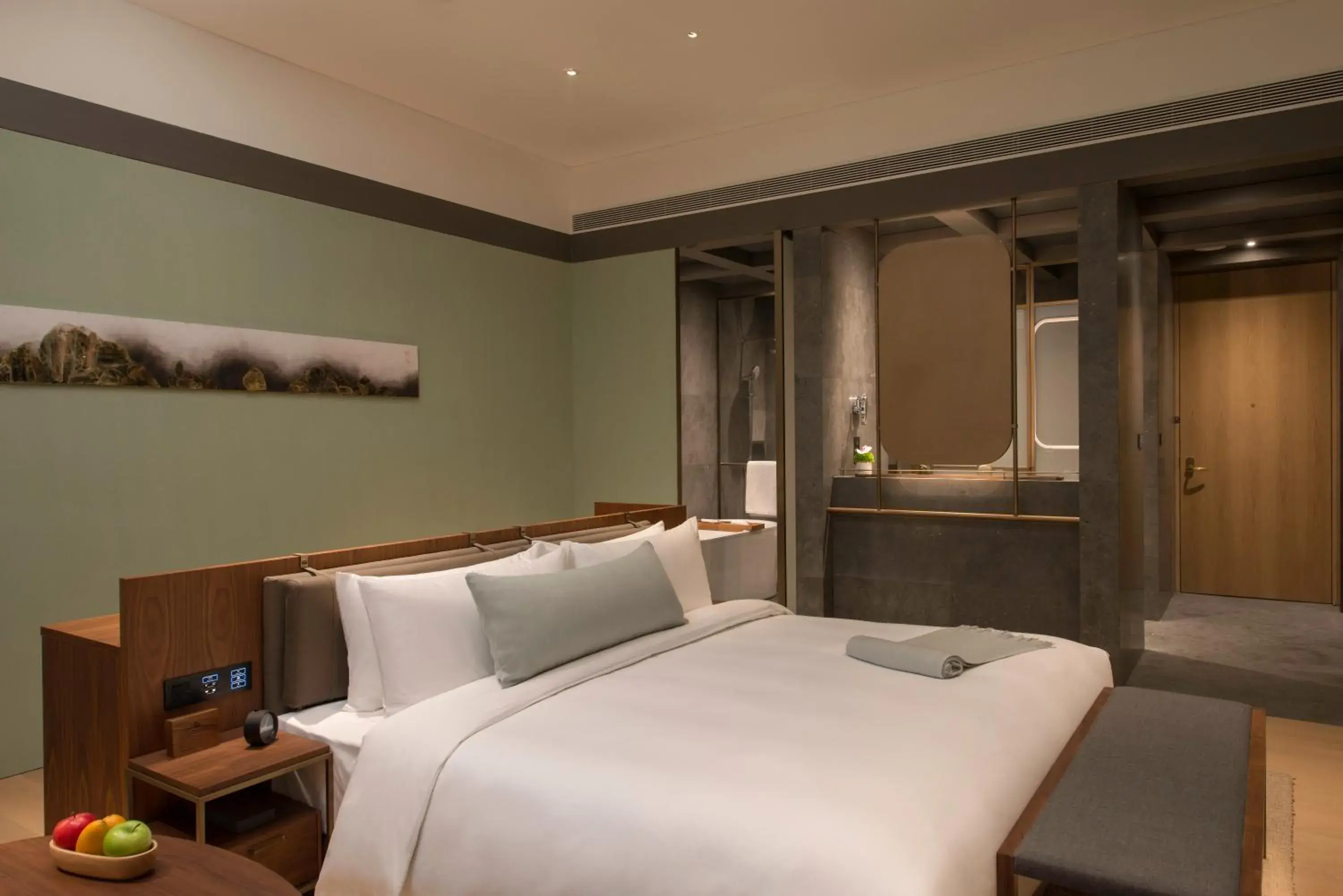 Bed in The Sukhothai Shanghai Bed in The Sukhothai Shanghai