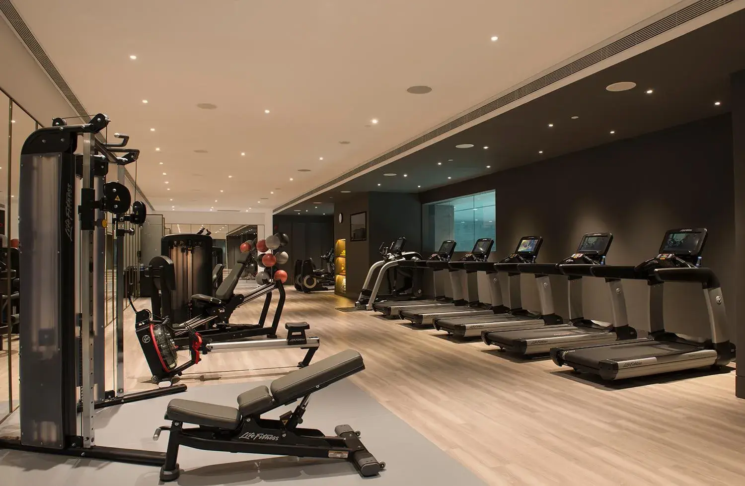 Fitness centre/facilities in The Sukhothai Shanghai Fitness centre/facilities in The Sukhothai Shanghai