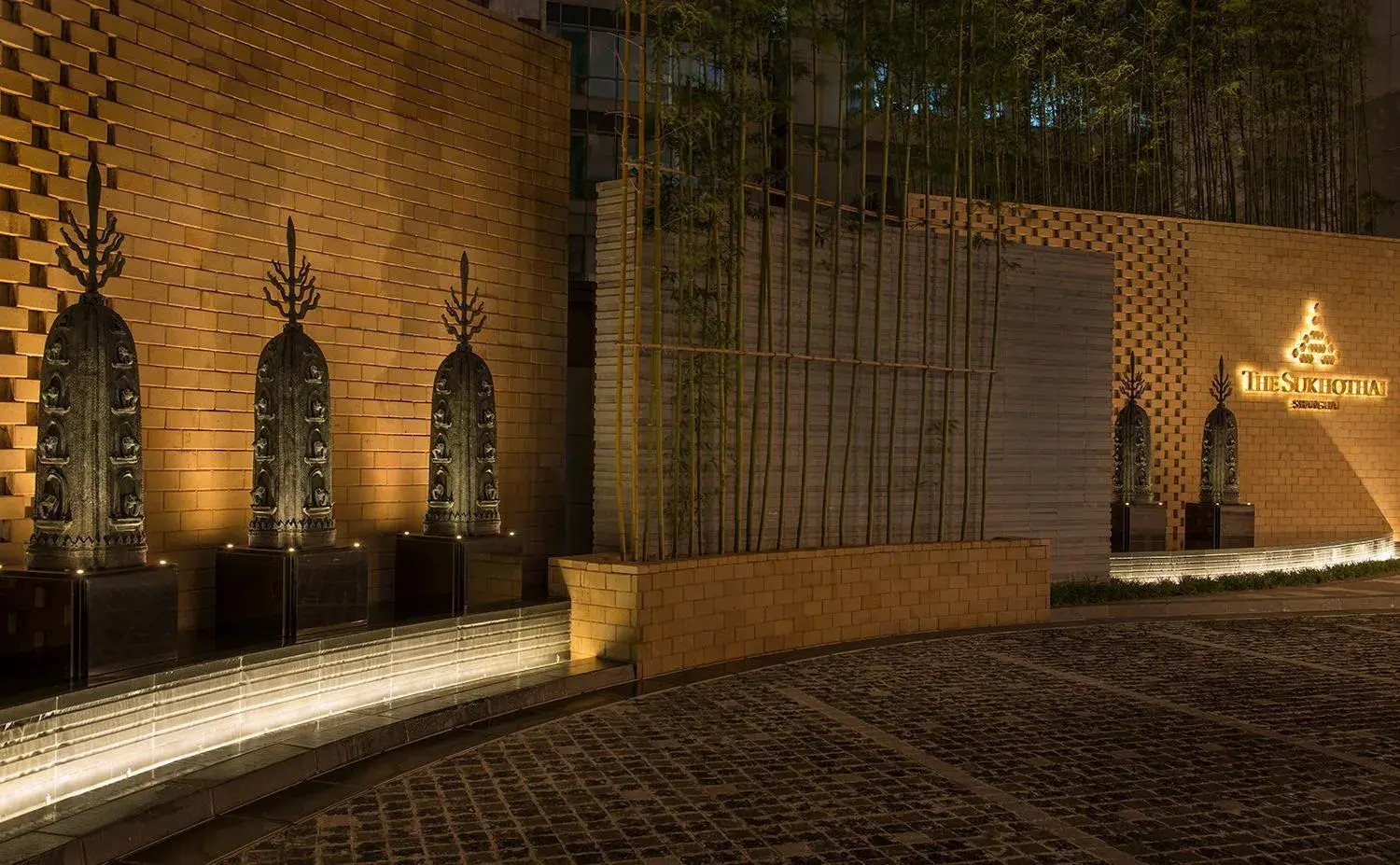 Facade/entrance in The Sukhothai Shanghai Facade/entrance in The Sukhothai Shanghai