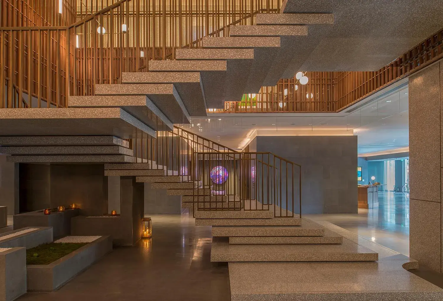 Lobby or reception in The Sukhothai Shanghai Lobby or reception in The Sukhothai Shanghai