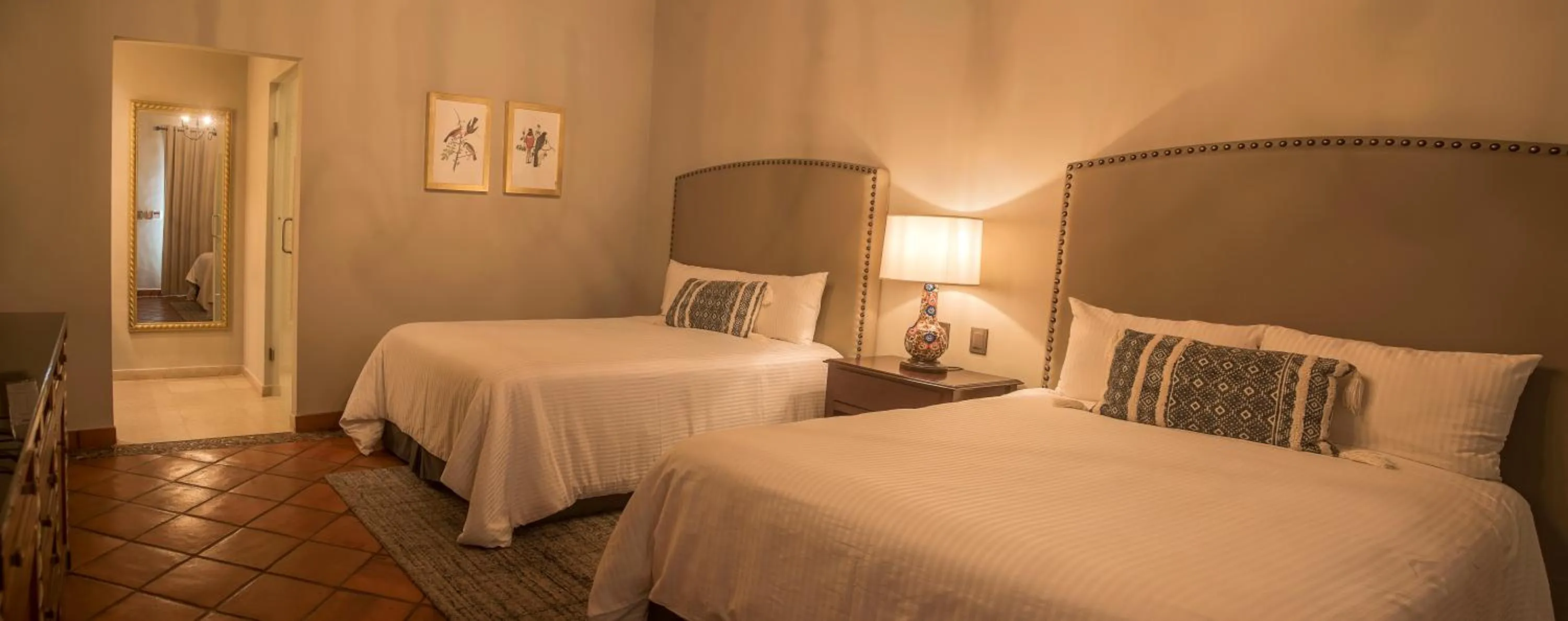 Bed in Hotel Posada del Hidalgo - Balderrama Hotel Collection