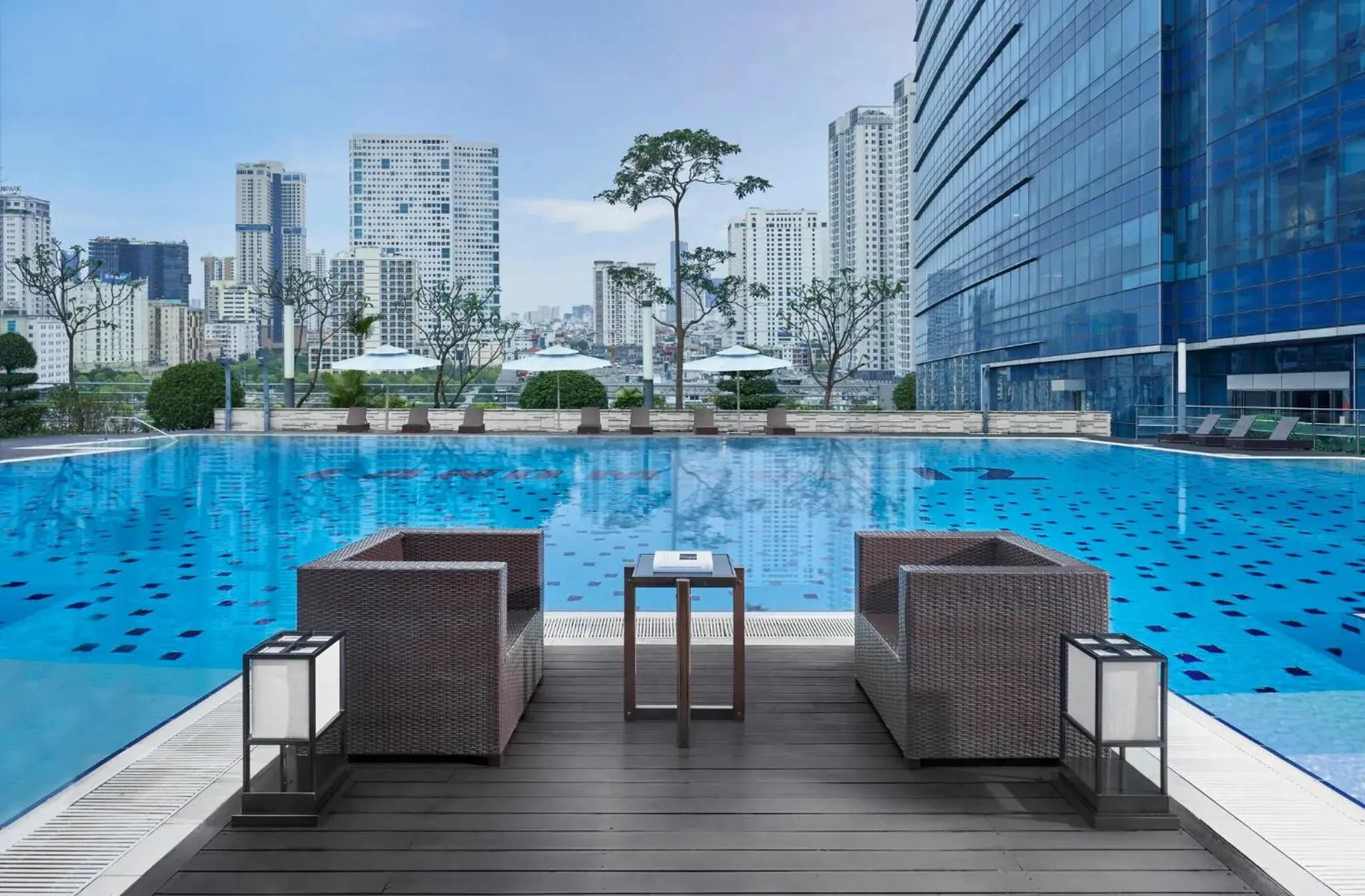 Swimming pool in InterContinental Hanoi Landmark72 by IHG Swimming pool in InterContinental Hanoi Landmark72 by IHG