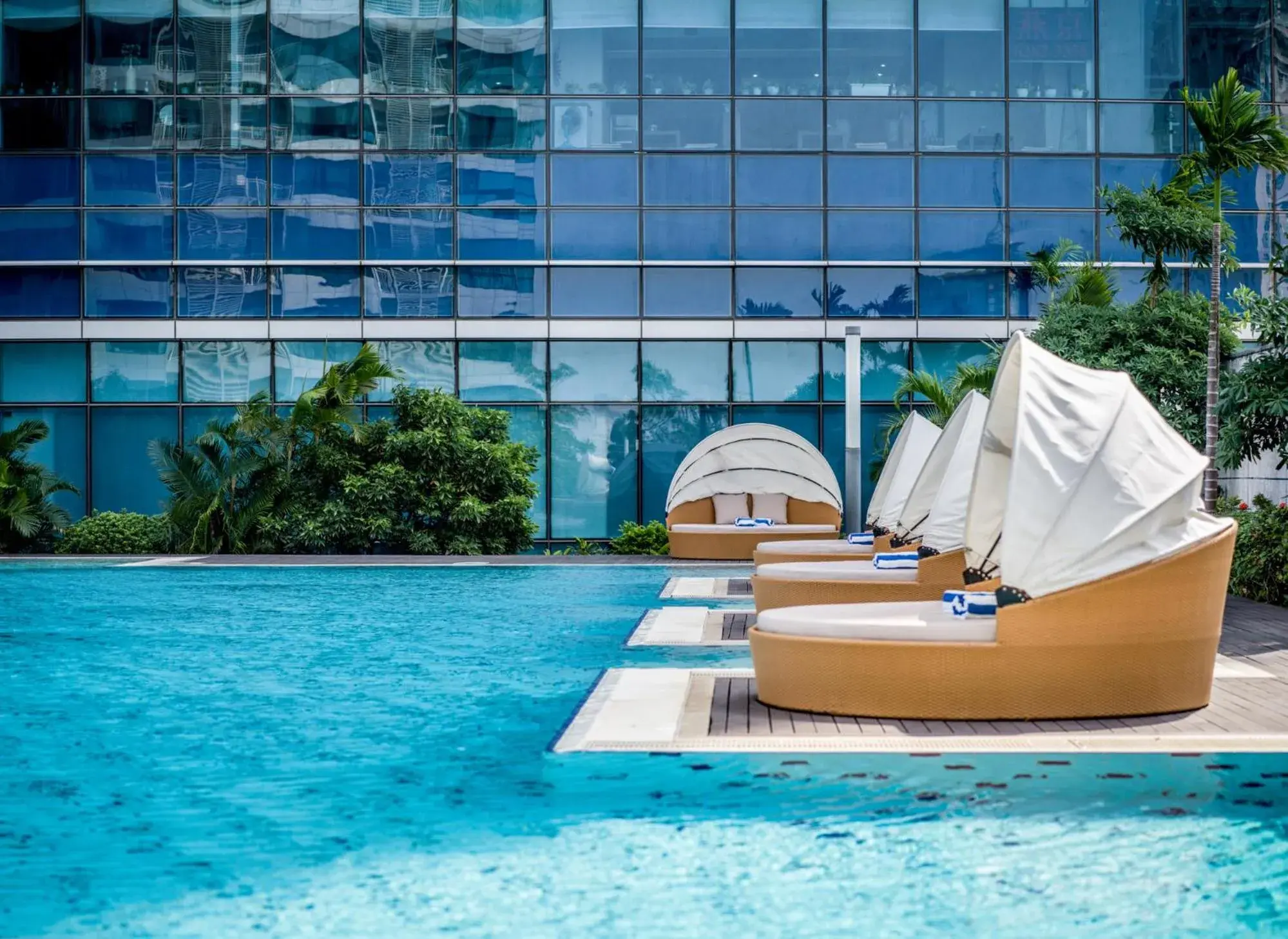Swimming pool in InterContinental Hanoi Landmark72 by IHG Swimming pool in InterContinental Hanoi Landmark72 by IHG