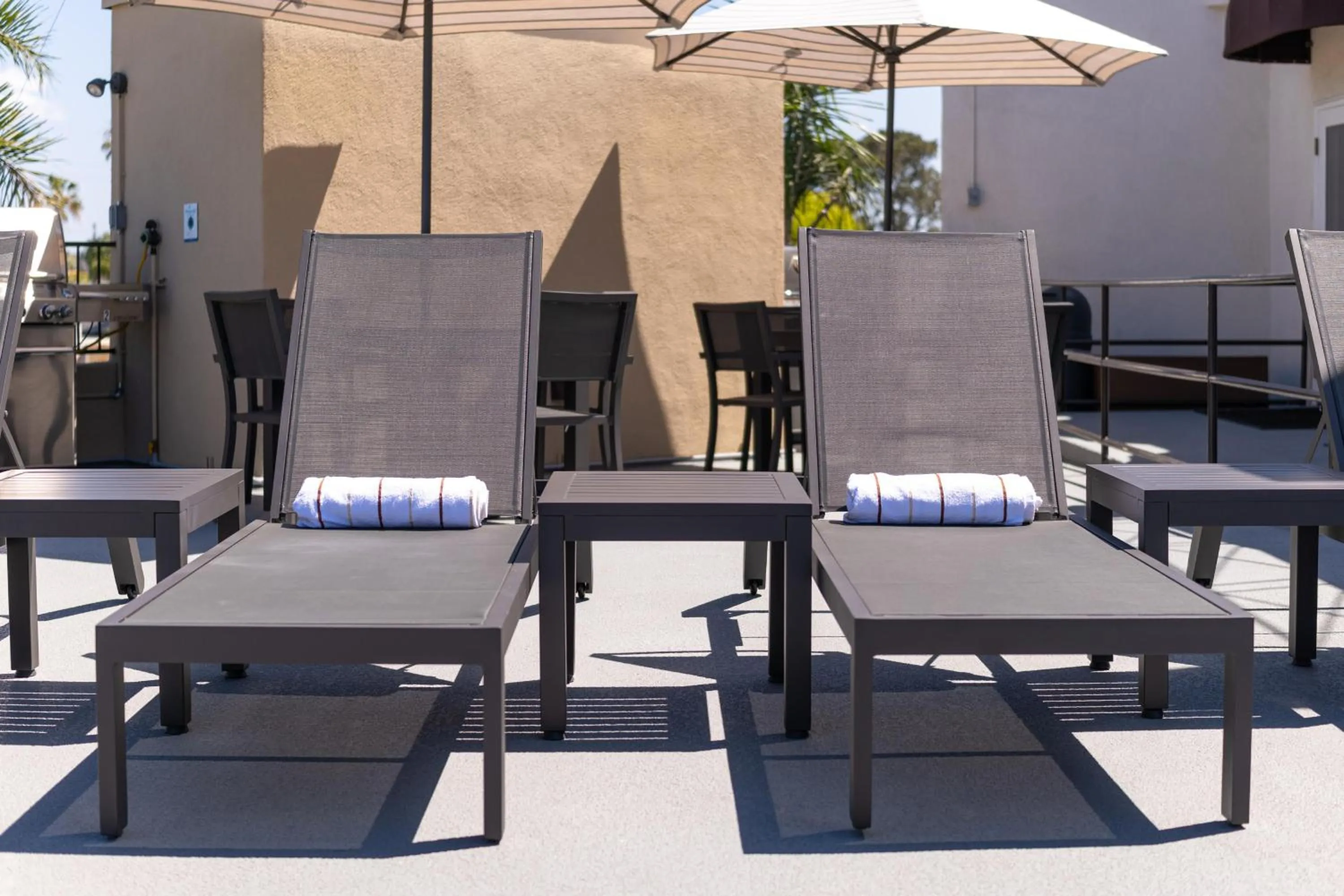 sunbed in Coronado Beach Resort