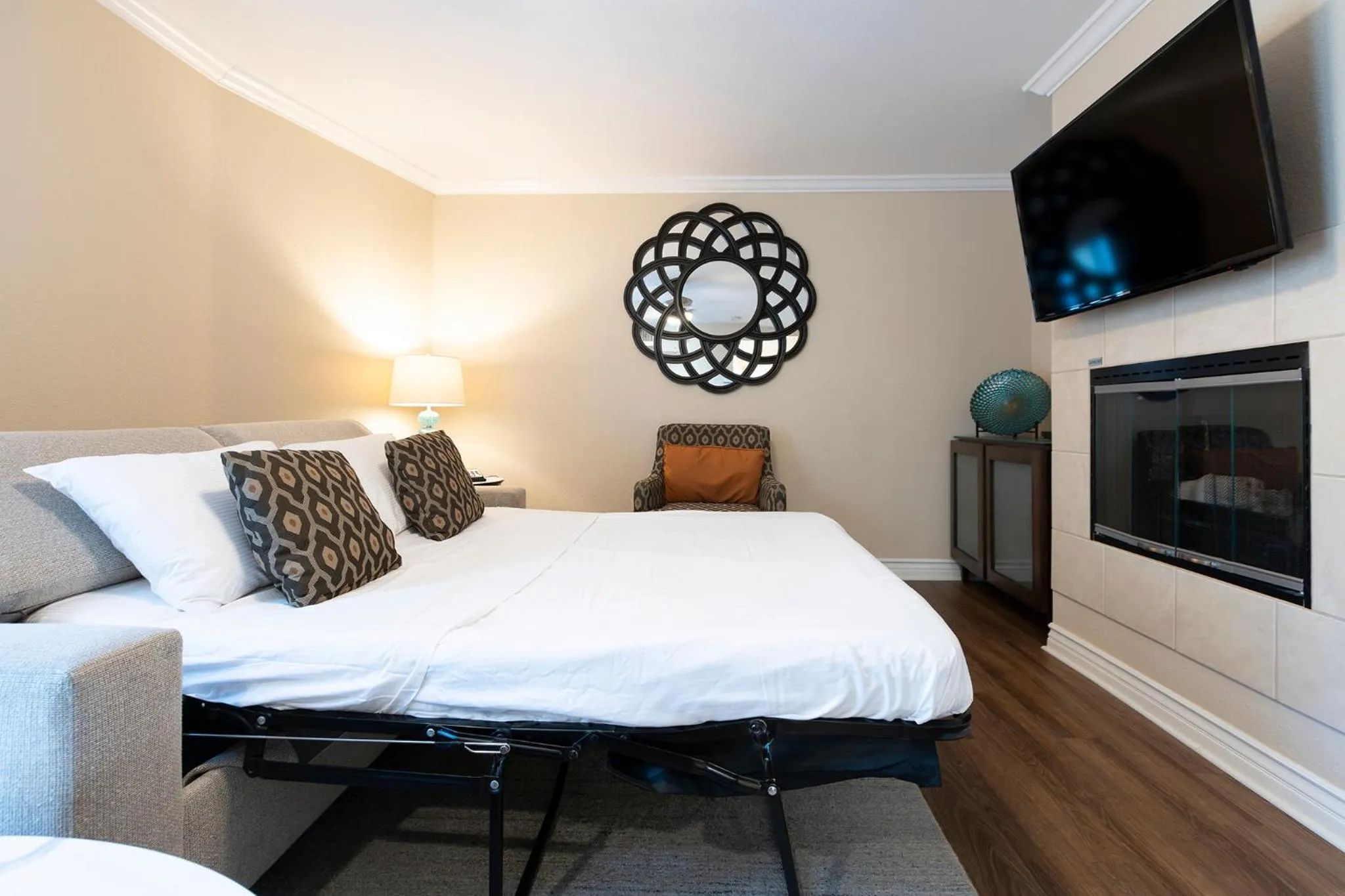 Bed in Coronado Beach Resort