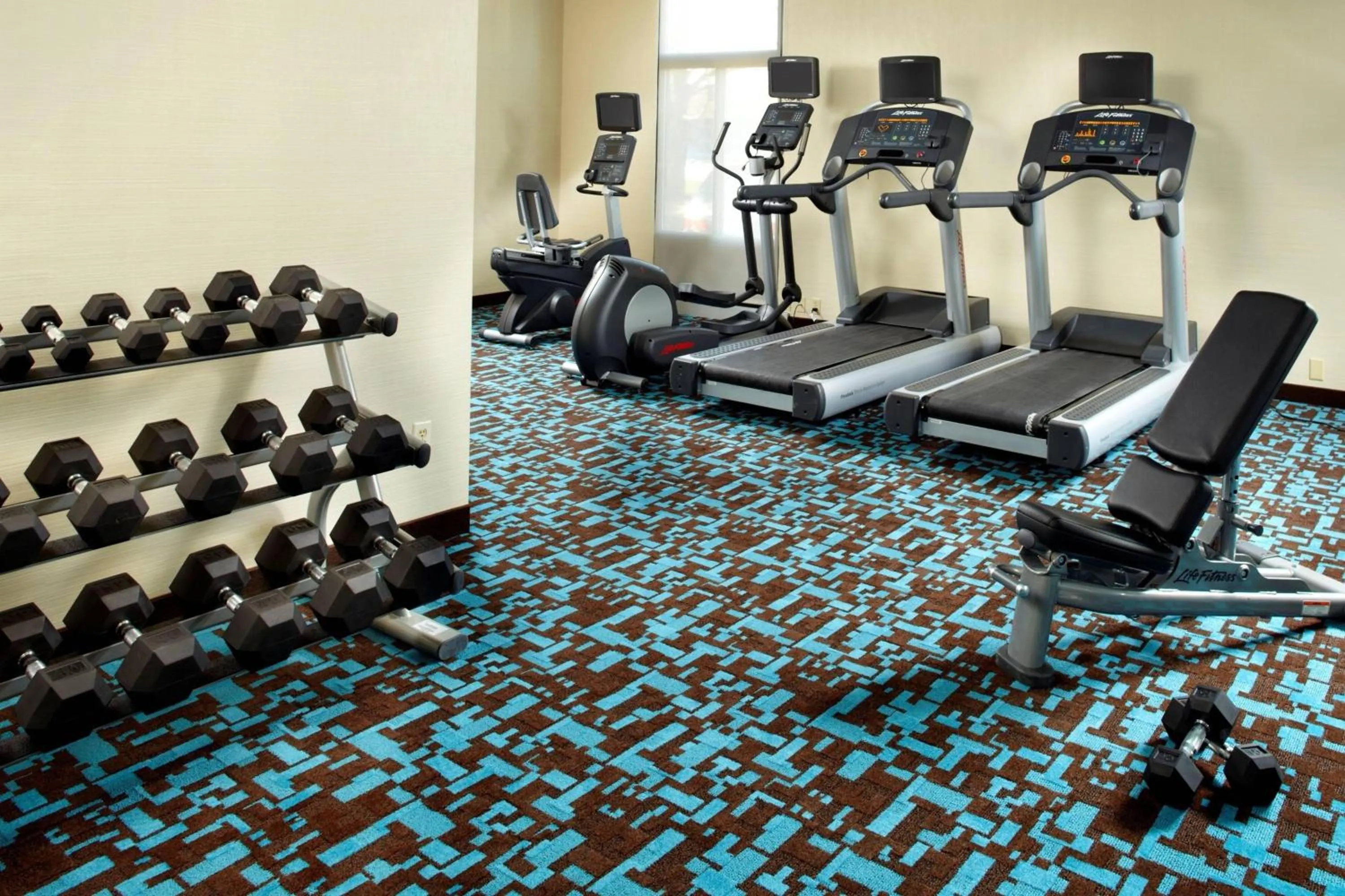 Fitness centre/facilities in Fairfield Inn by Marriott East Rutherford Meadowlands