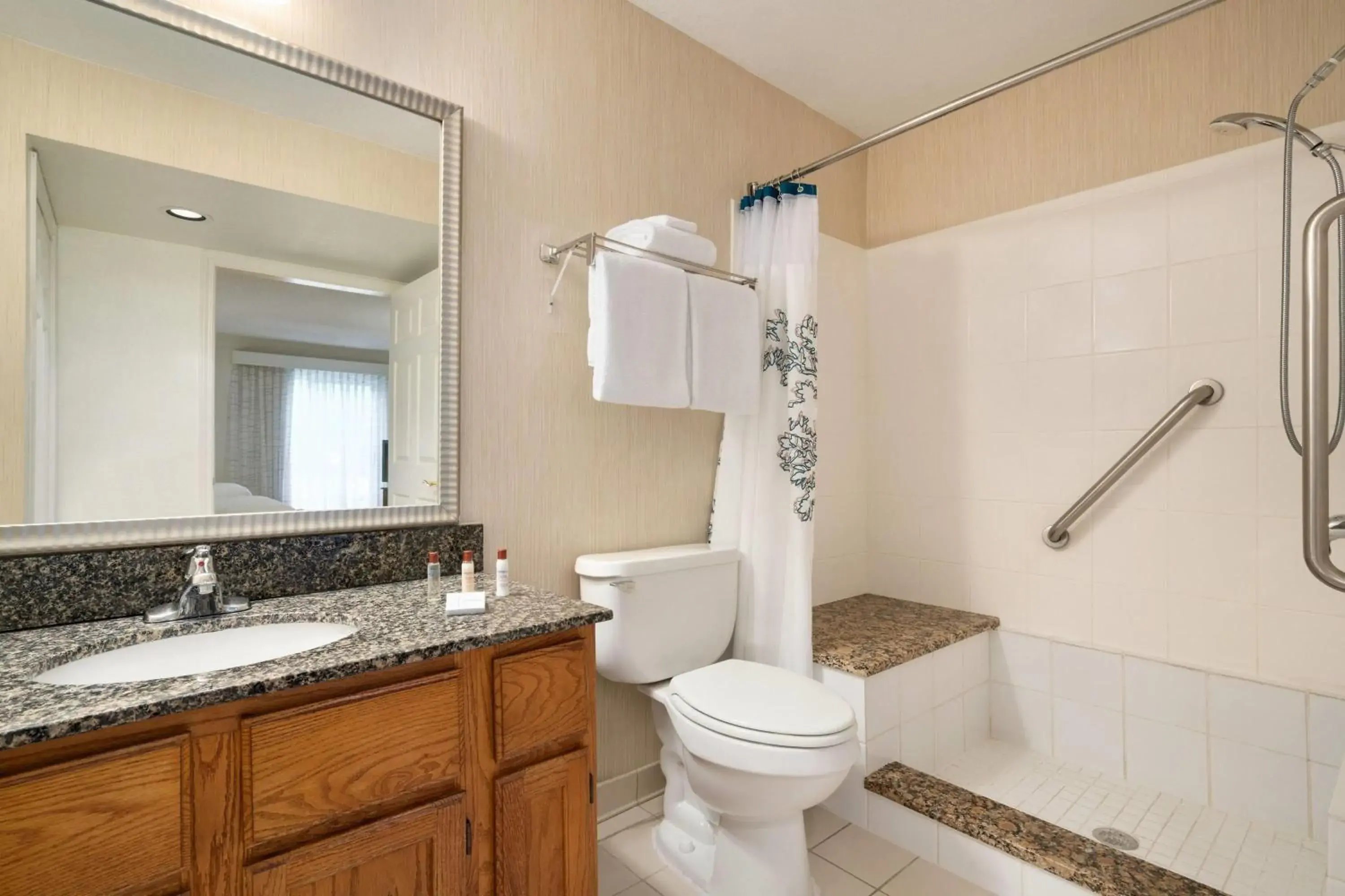 Bathroom in Hawthorn Suites by Wyndham Tinton Falls Bathroom in Hawthorn Suites by Wyndham Tinton Falls