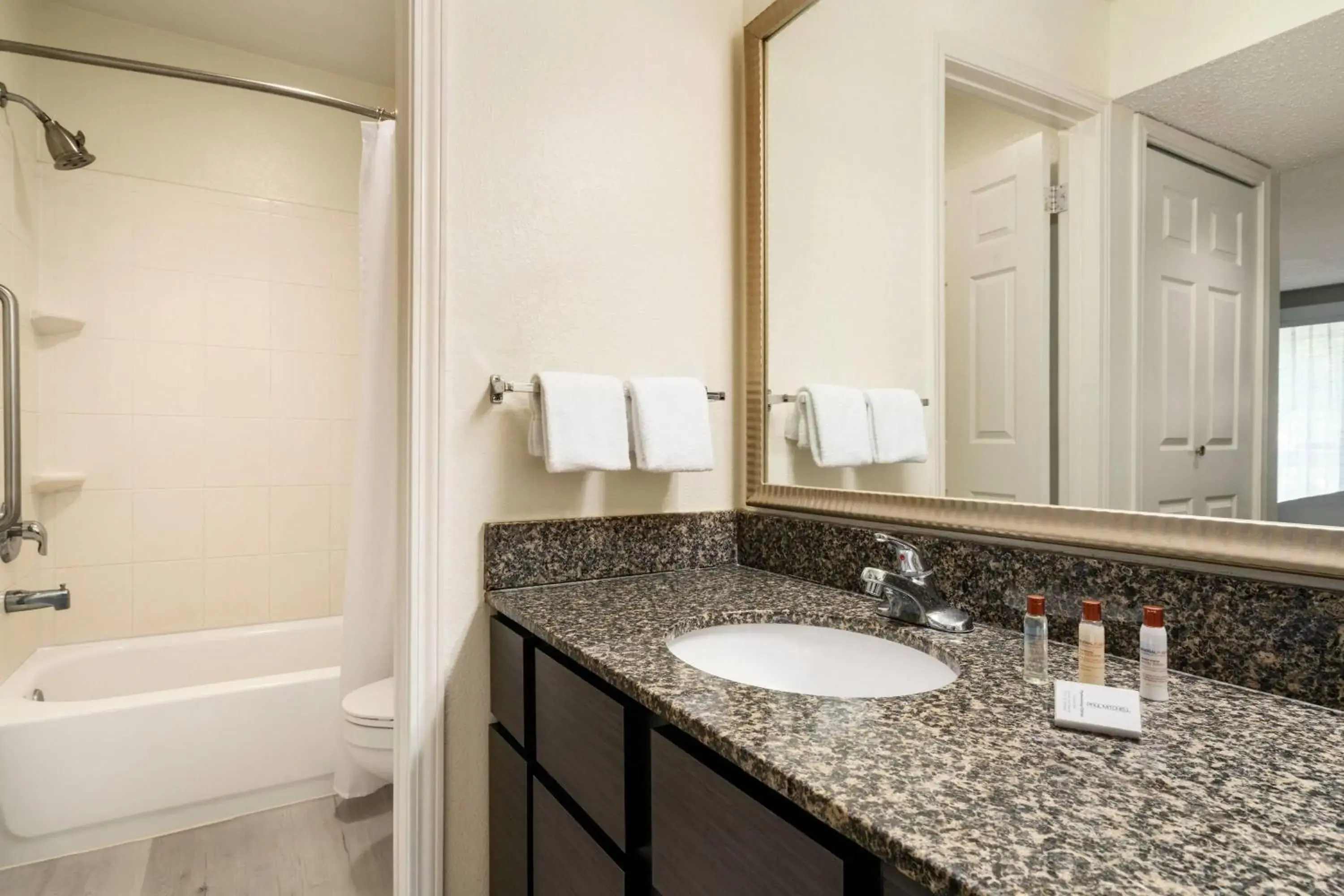 Bathroom in Hawthorn Suites by Wyndham Tinton Falls Bathroom in Hawthorn Suites by Wyndham Tinton Falls