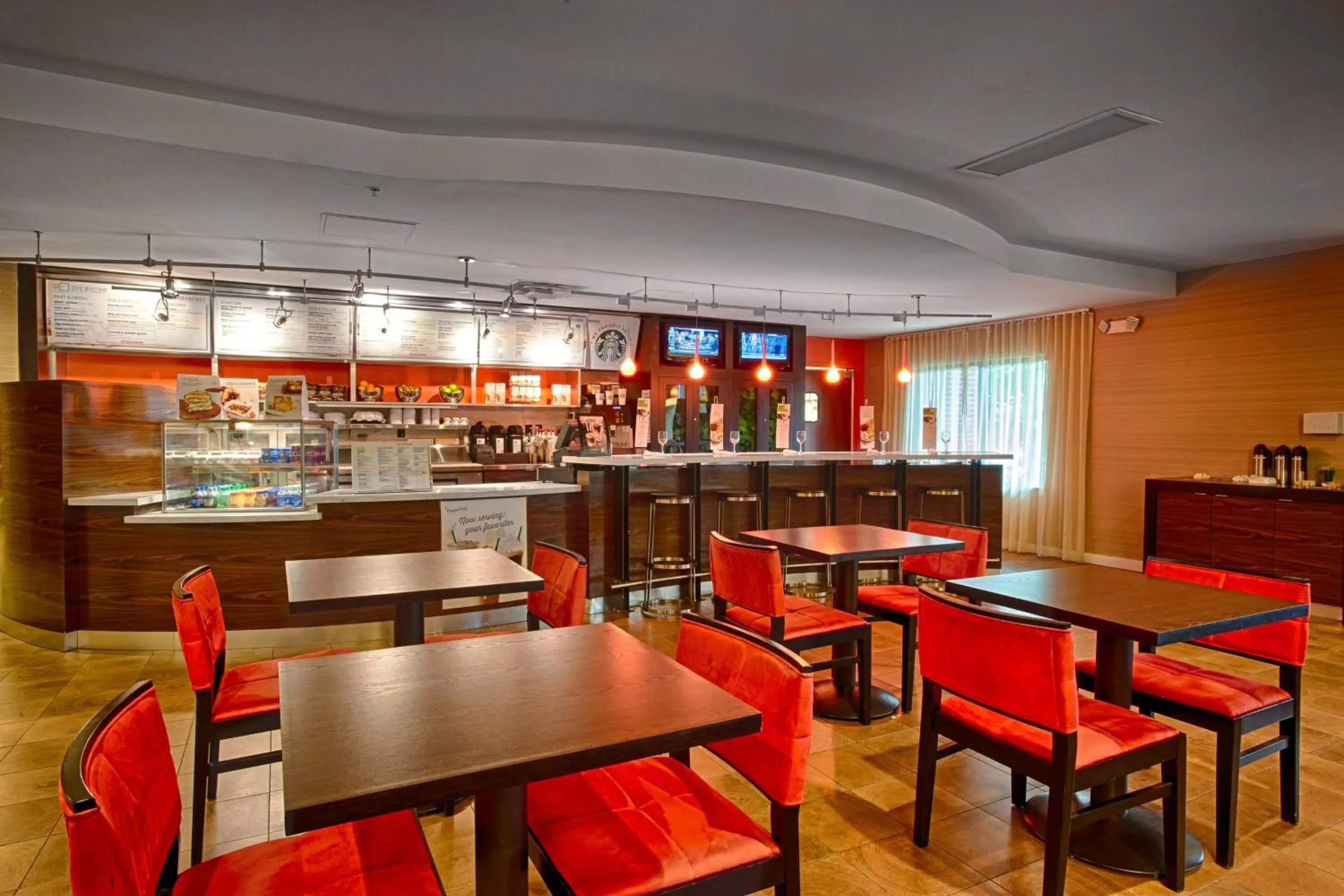 Restaurant/places to eat in Courtyard Wall at Monmouth Shores Corporate Park