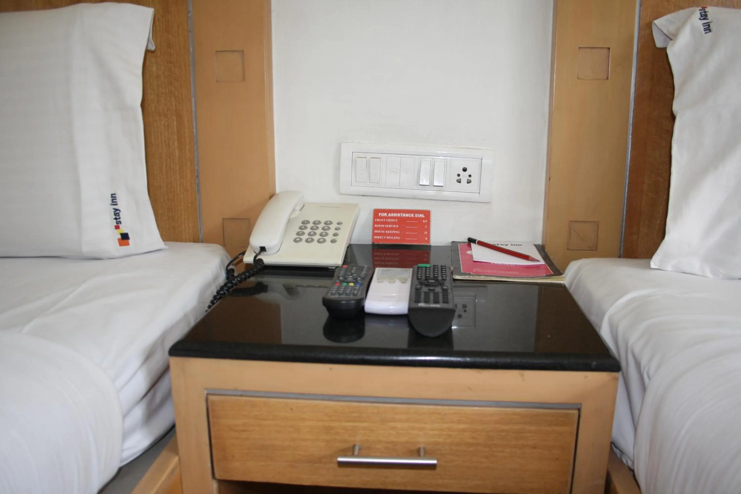 Bed in Hotel Stay Inn