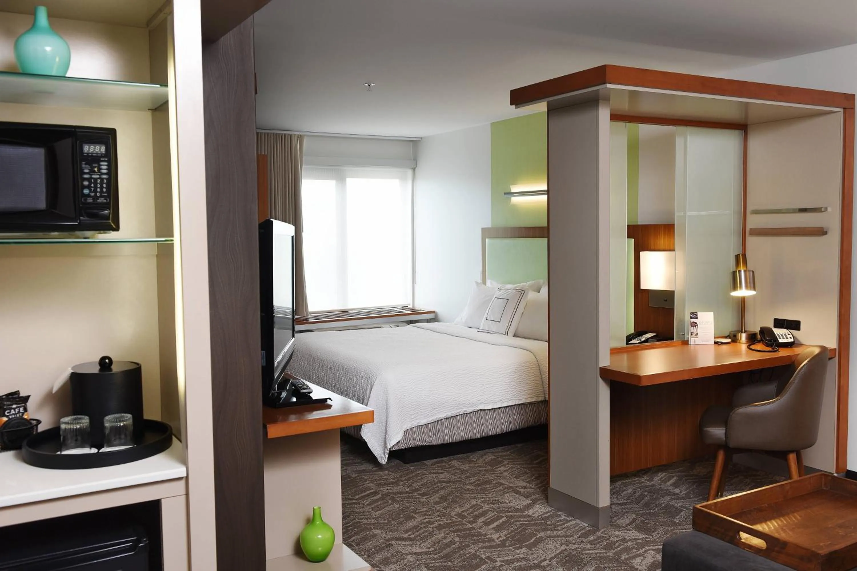 Photo of the whole room, Bed in SpringHill Suites by Marriott Sioux Falls