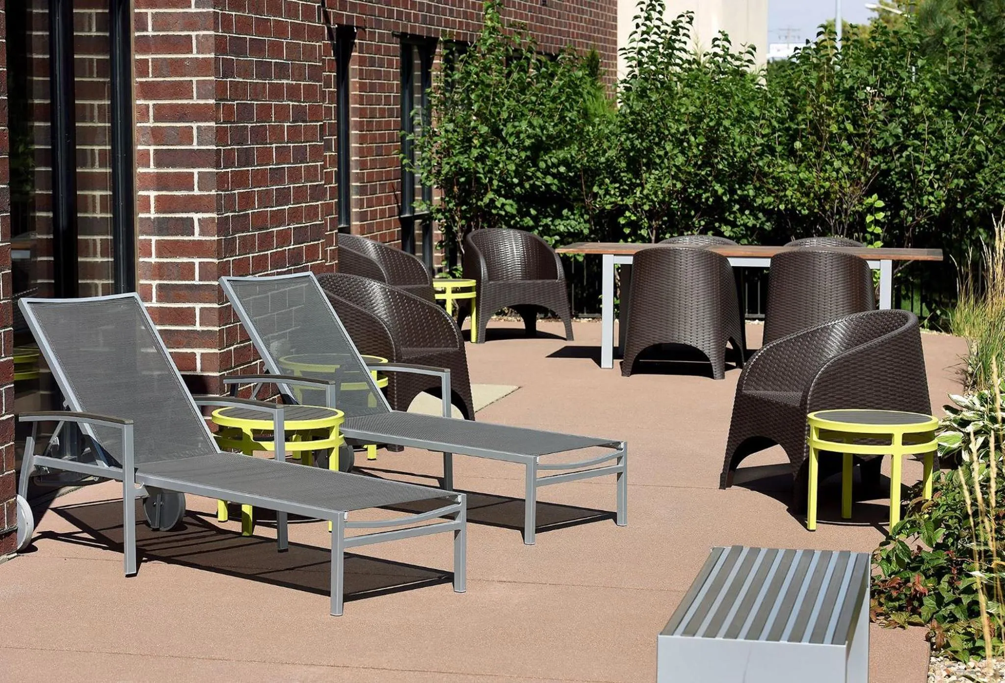 Patio in SpringHill Suites by Marriott Sioux Falls