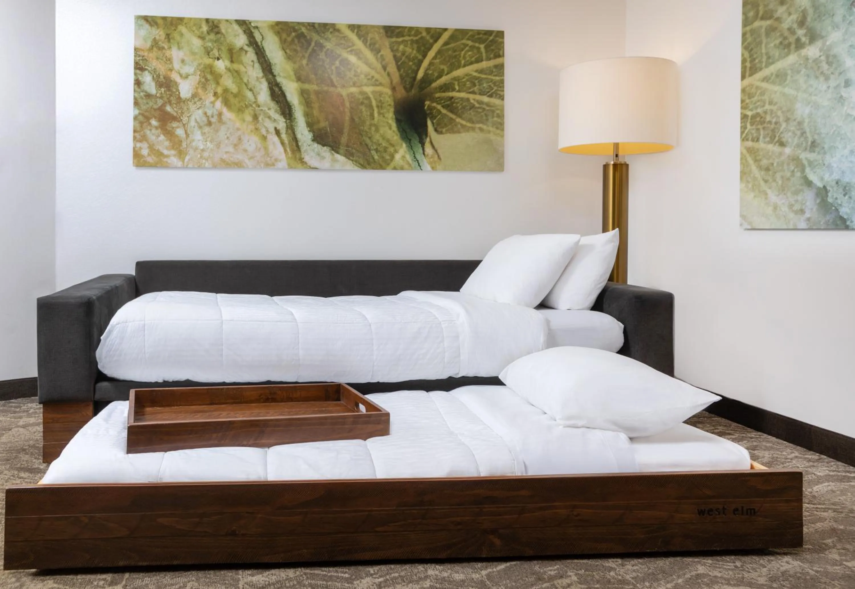 Living room, Bed in SpringHill Suites by Marriott Sioux Falls