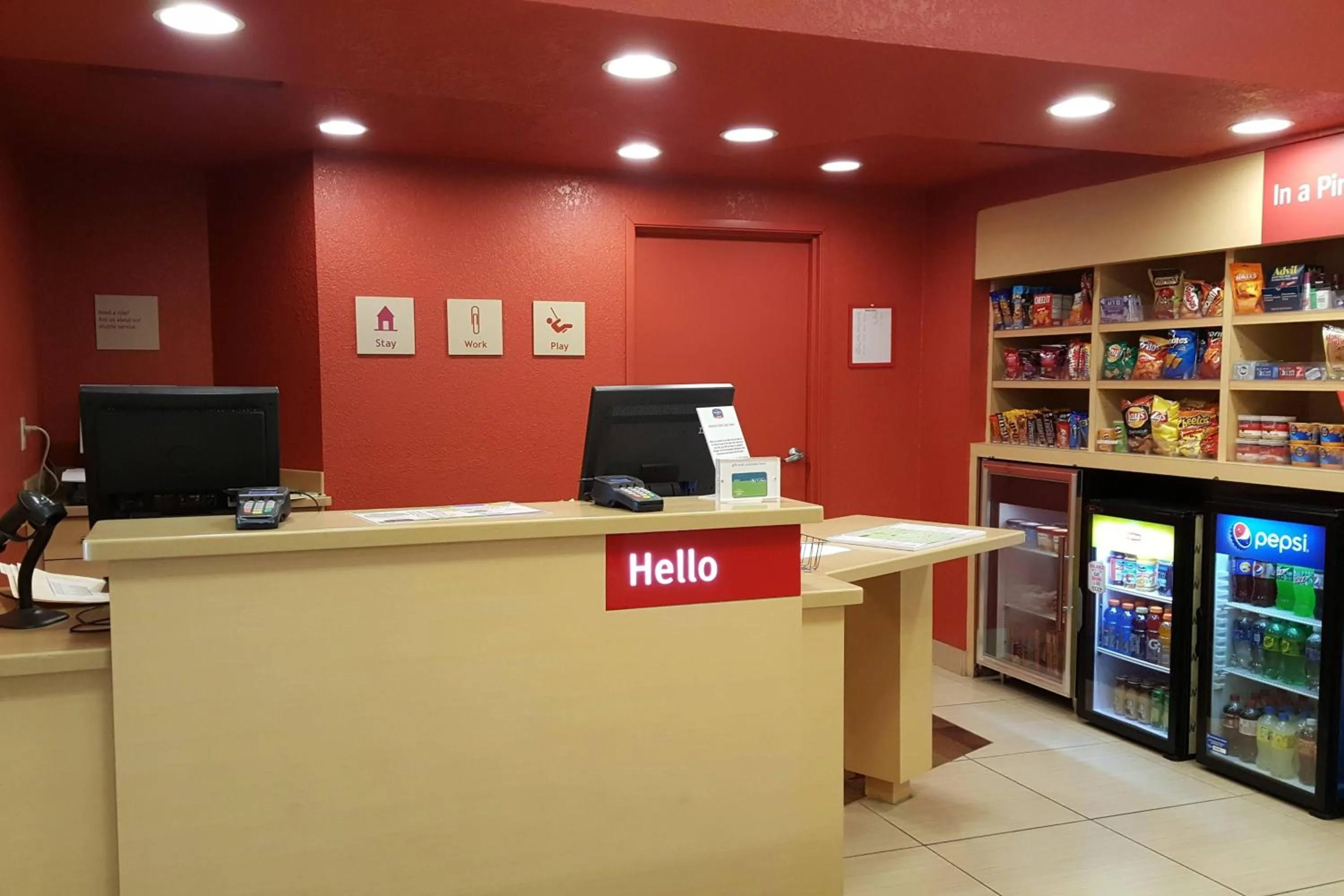 Lobby or reception in TownePlace Suites Sioux Falls