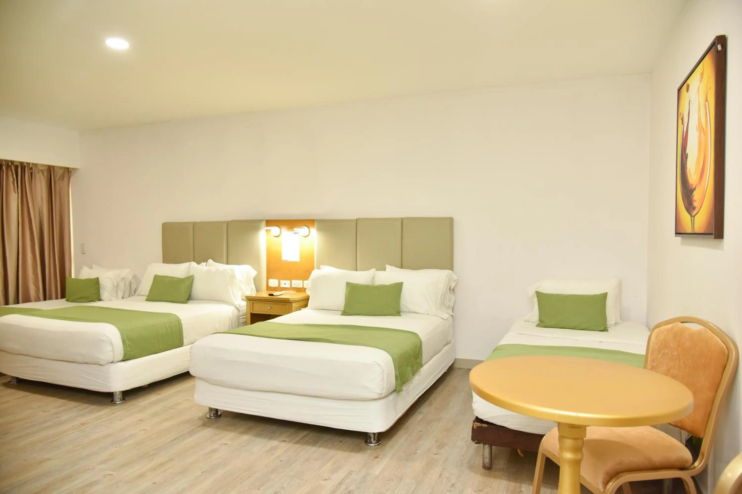 Bed in Hotel American Golf