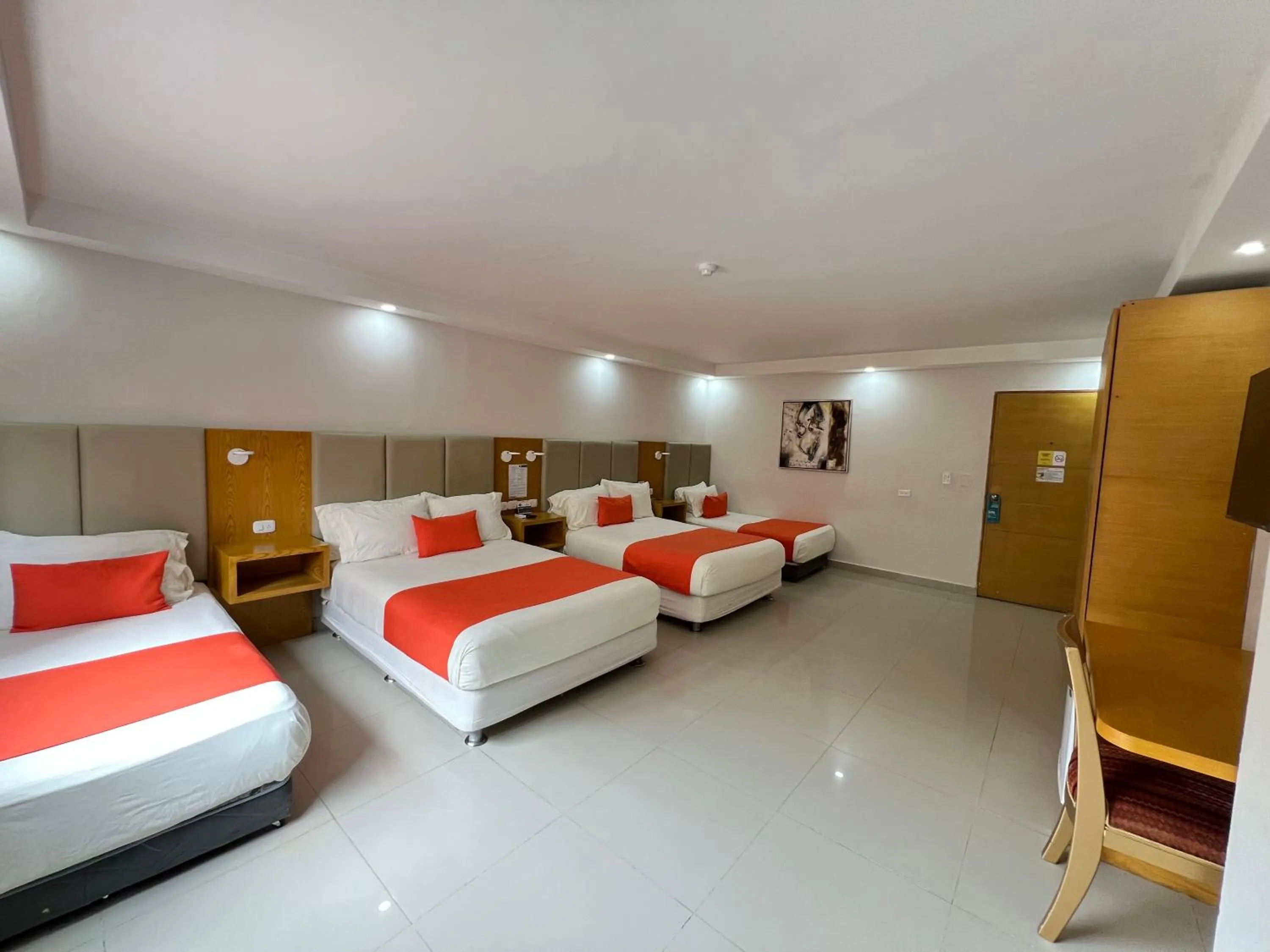 Bed in Hotel American Golf