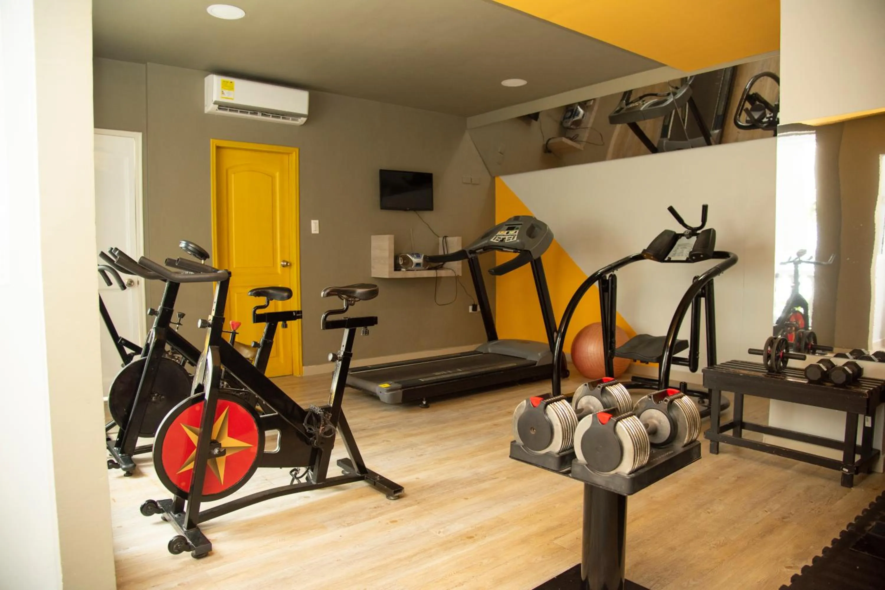 Fitness centre/facilities in Hotel American Golf