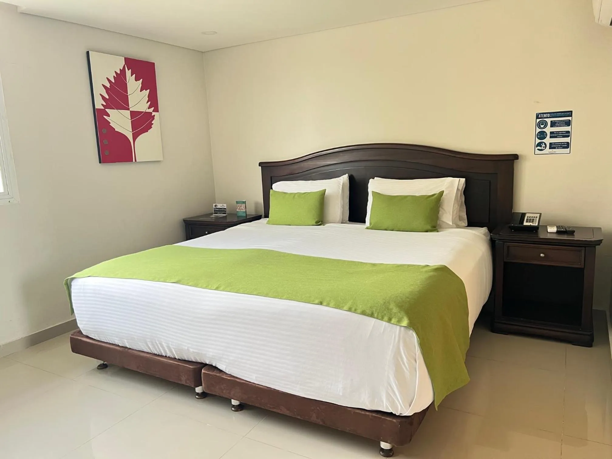 Bed in Hotel American Golf