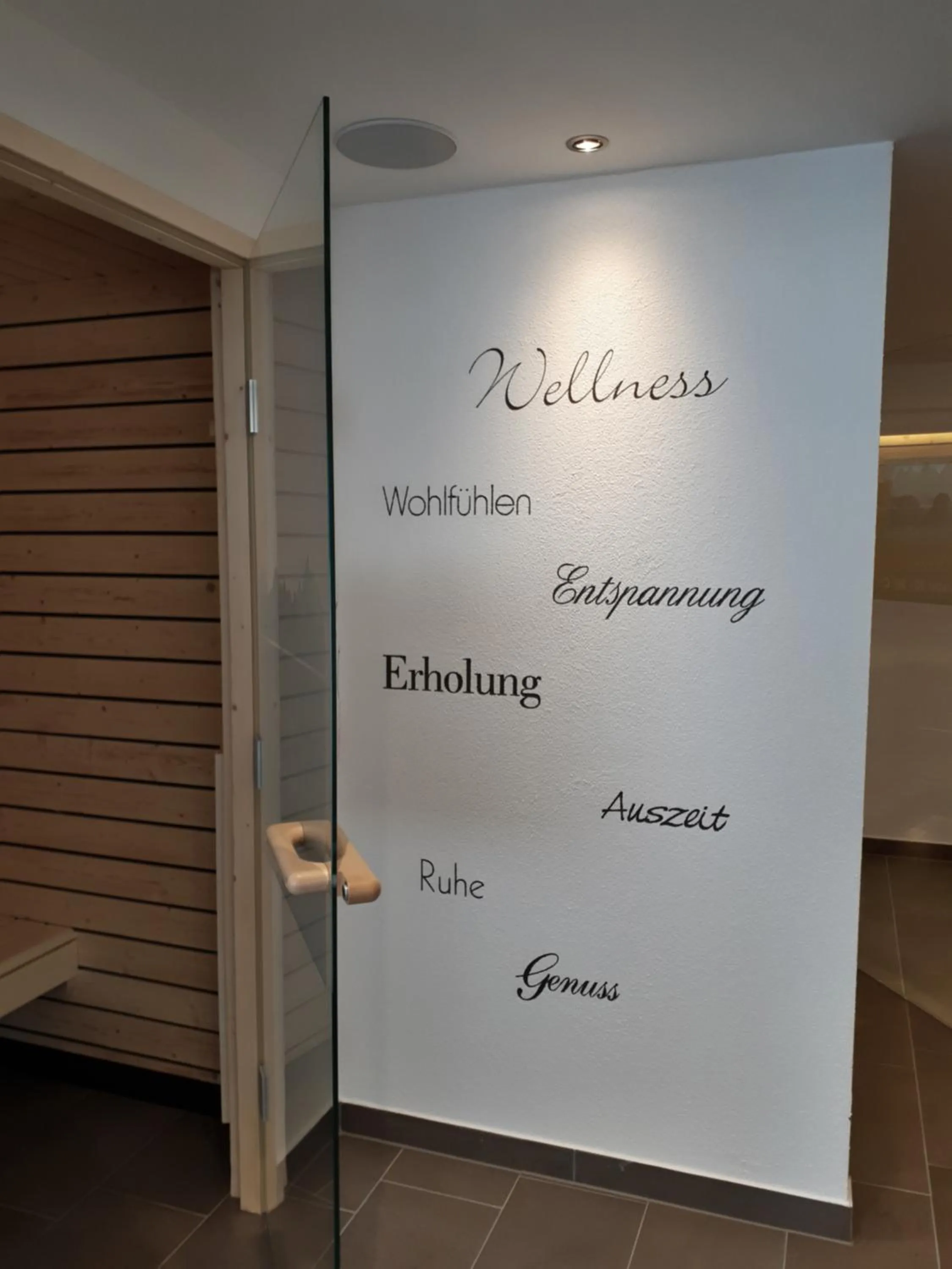 Sauna in Apartment Sonnwend