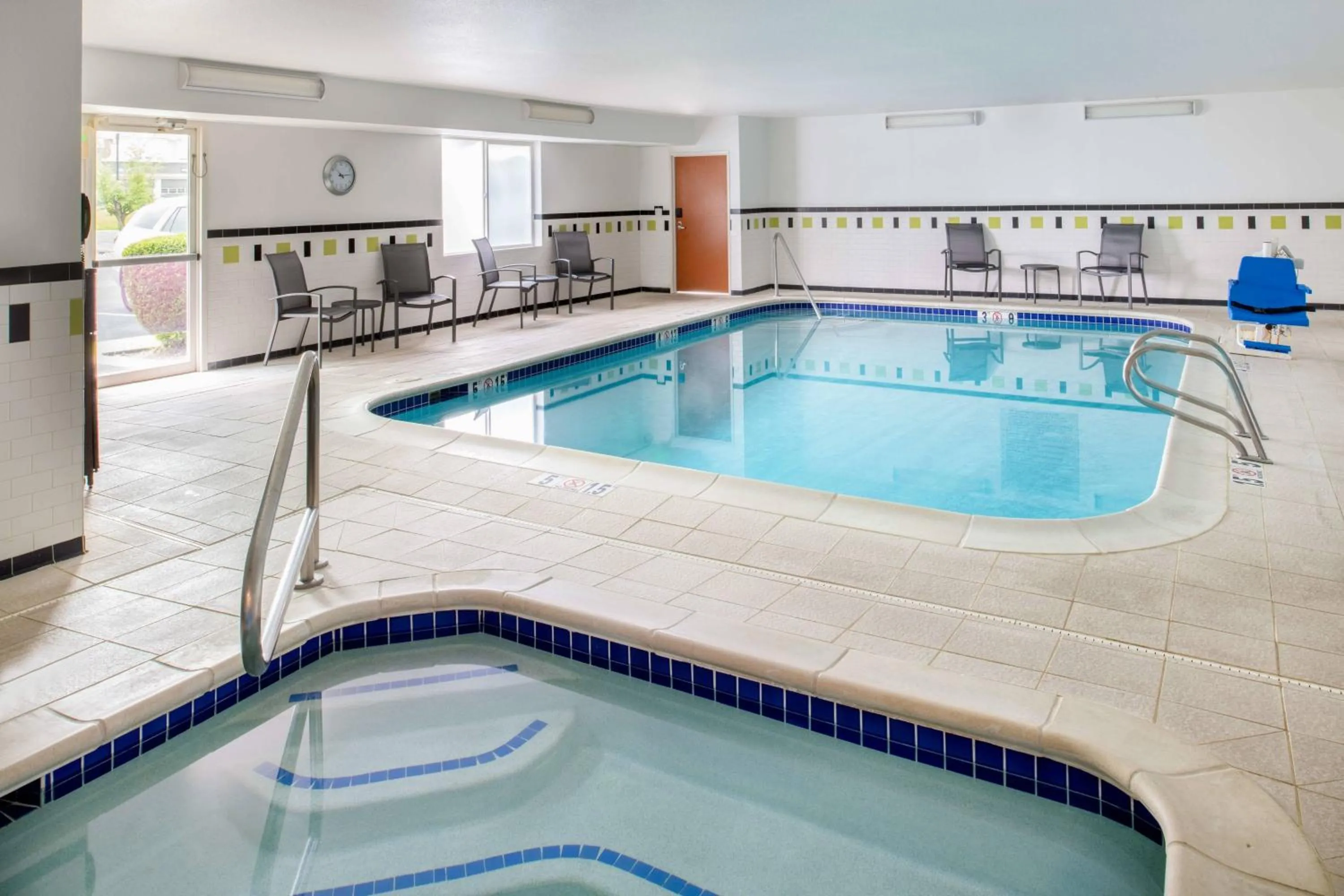 Swimming pool in Fairfield Inn Spokane Downtown