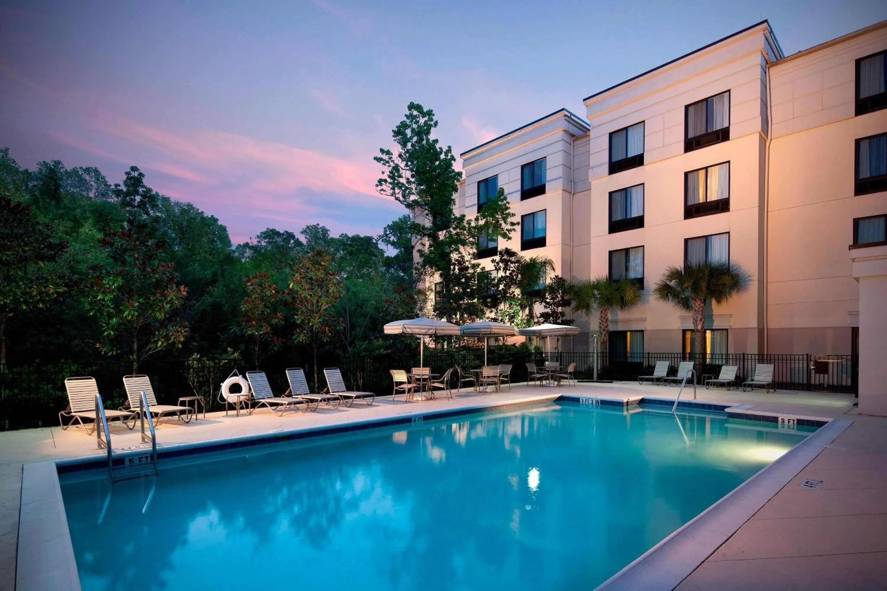 Swimming pool in SpringHill Suites Gainesville