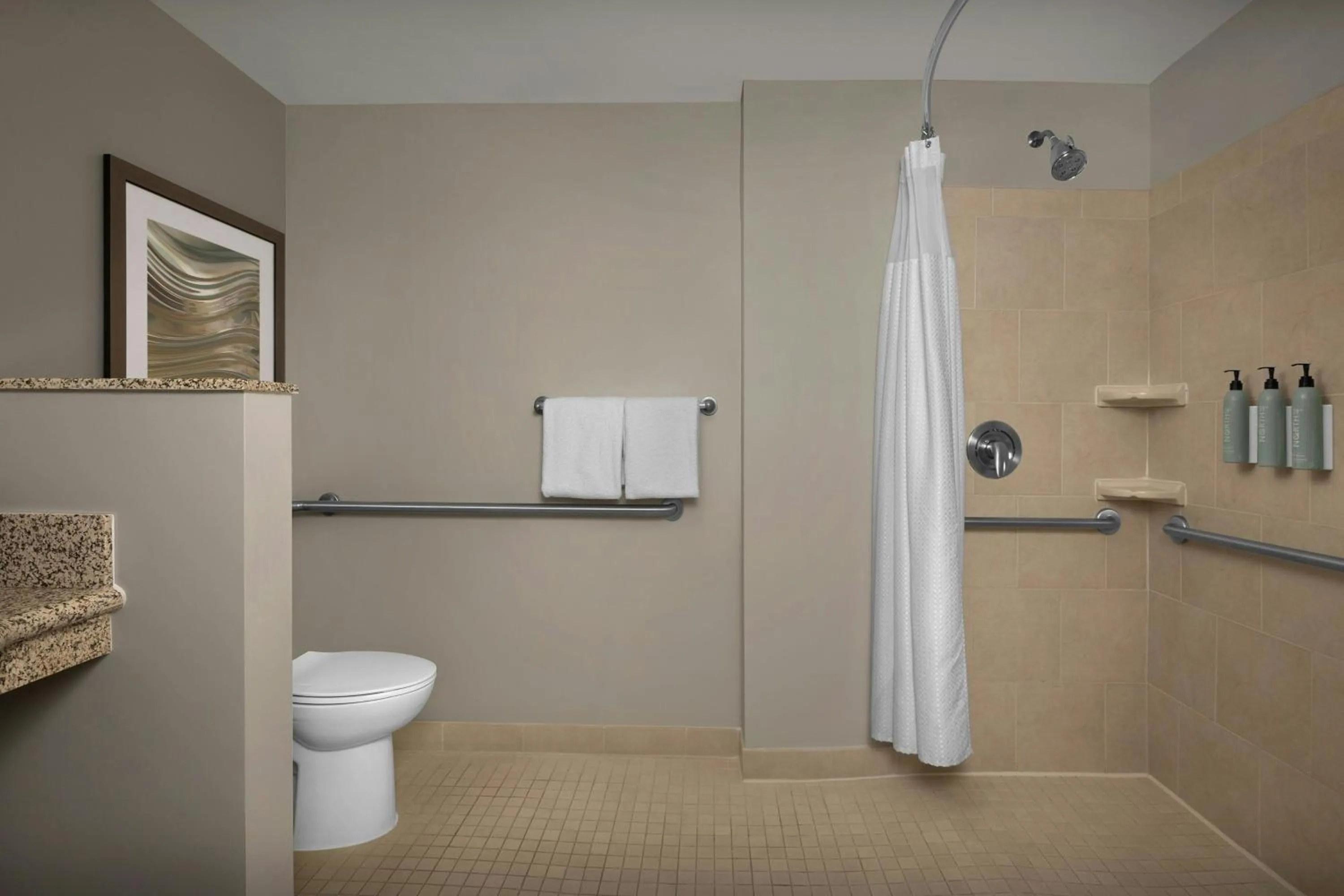 Bathroom in Courtyard Greensboro Airport