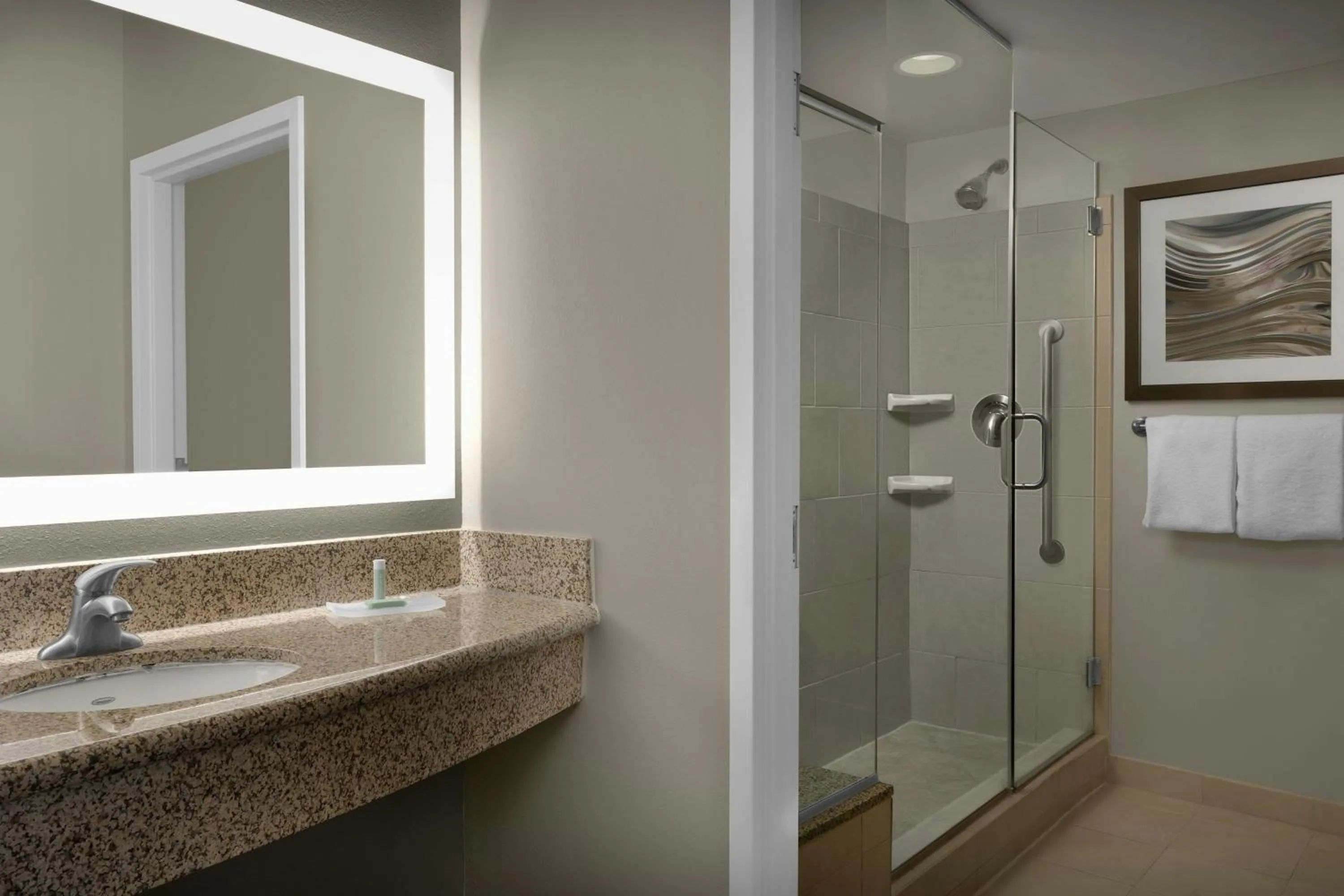 Bathroom in Courtyard Greensboro Airport