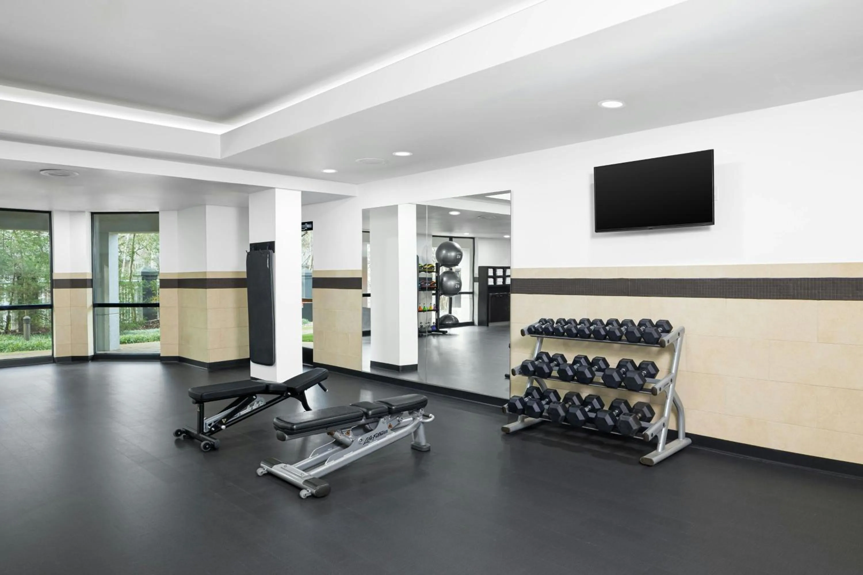 Fitness centre/facilities in Courtyard Greenville-Spartanburg Airport