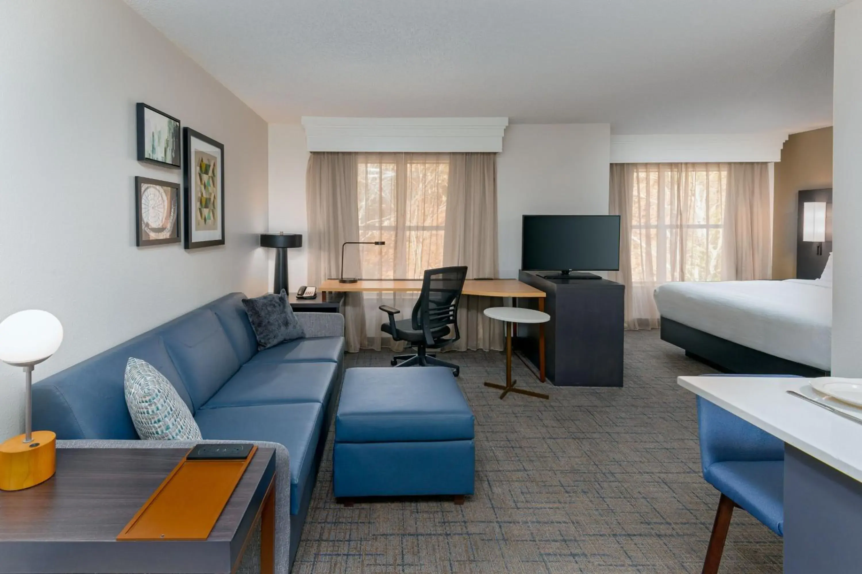 King Studio with Sofa Bed in Residence Inn Greenville-Spartanburg Airport King Studio with Sofa Bed in Residence Inn Greenville-Spartanburg Airport