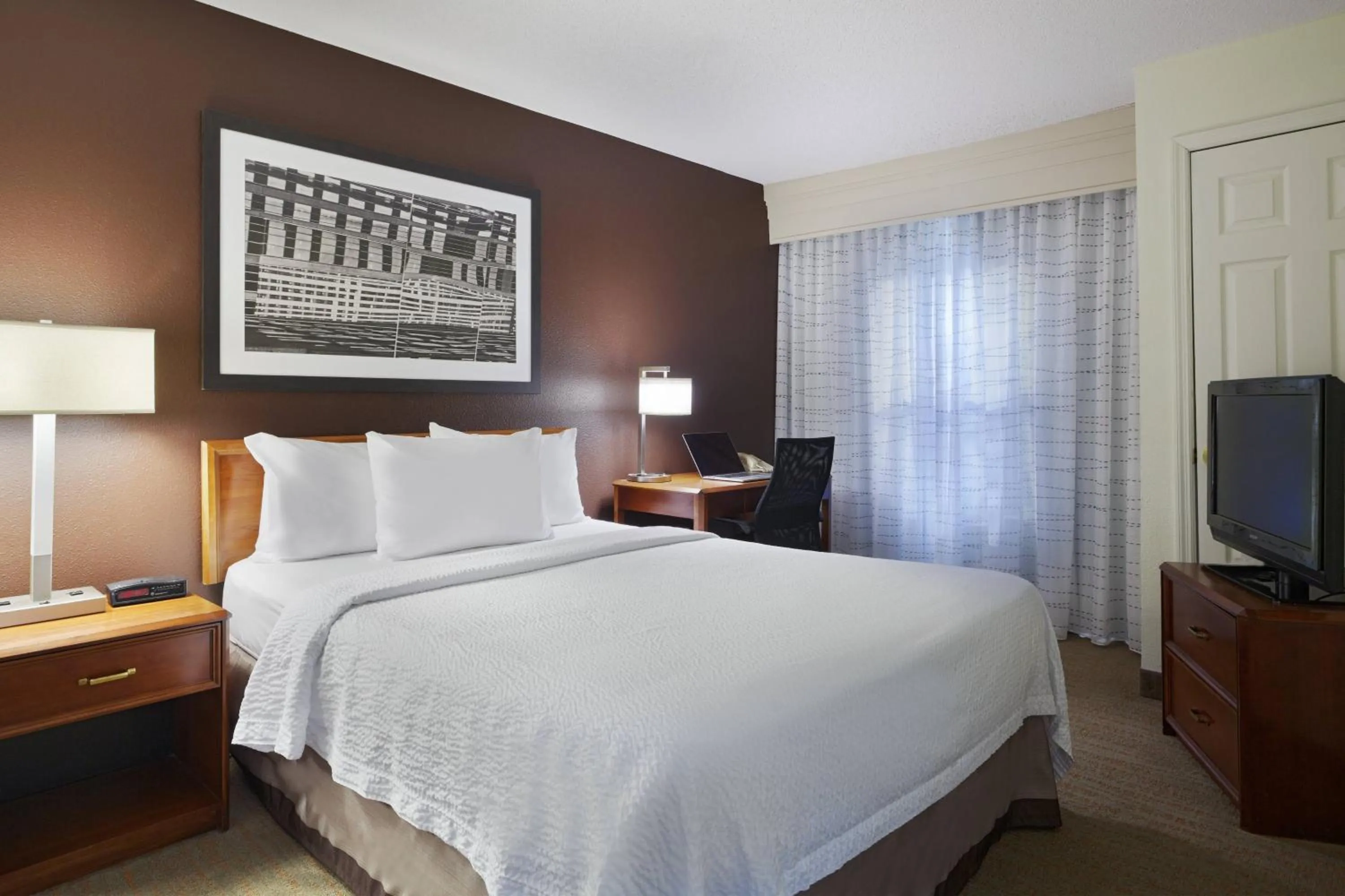 Bedroom, Bed in Residence Inn Greenville-Spartanburg Airport
