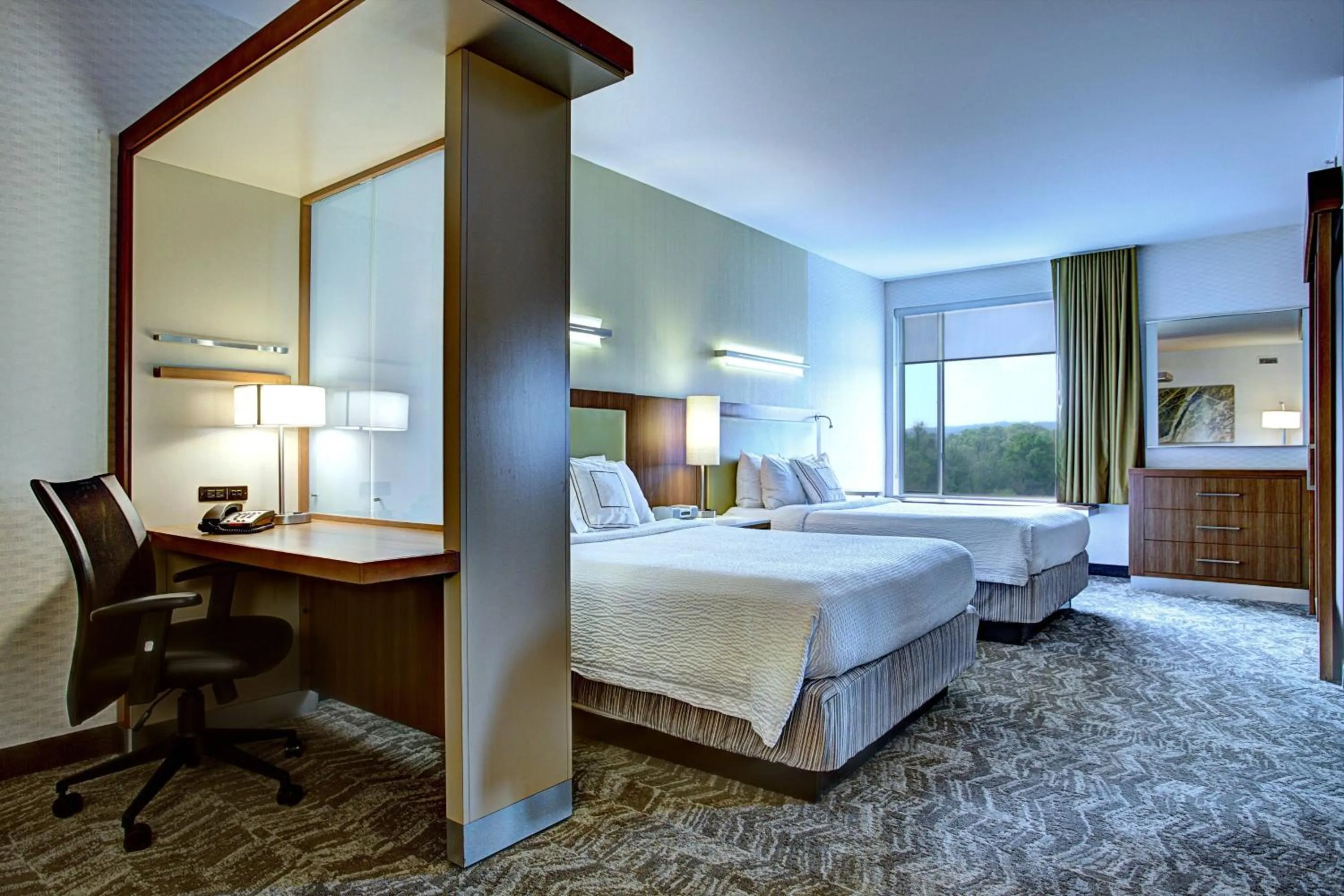 Photo of the whole room, Bed in SpringHill Suites Harrisburg Hershey