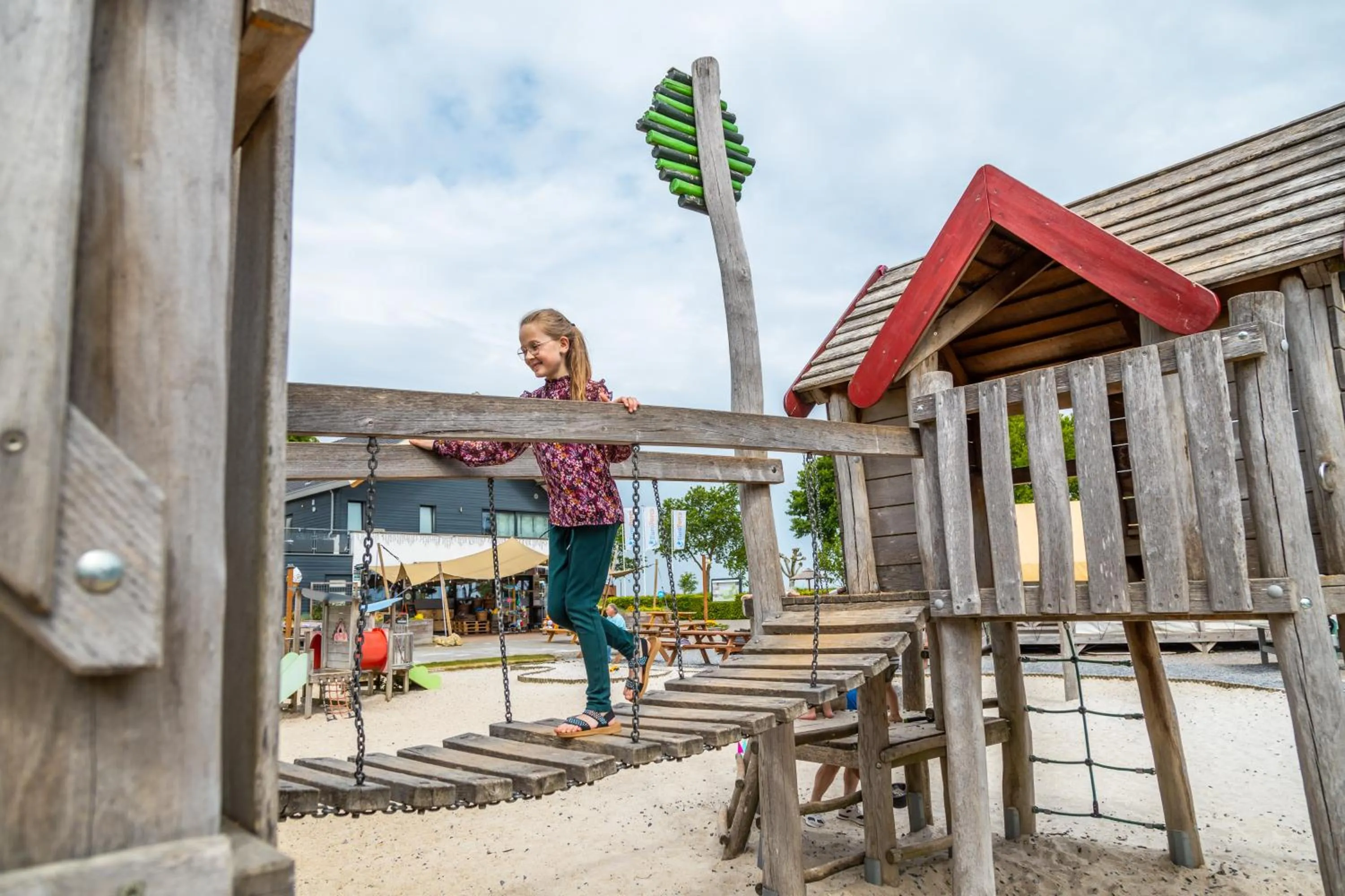 Children play ground in EuroParcs Gulperberg