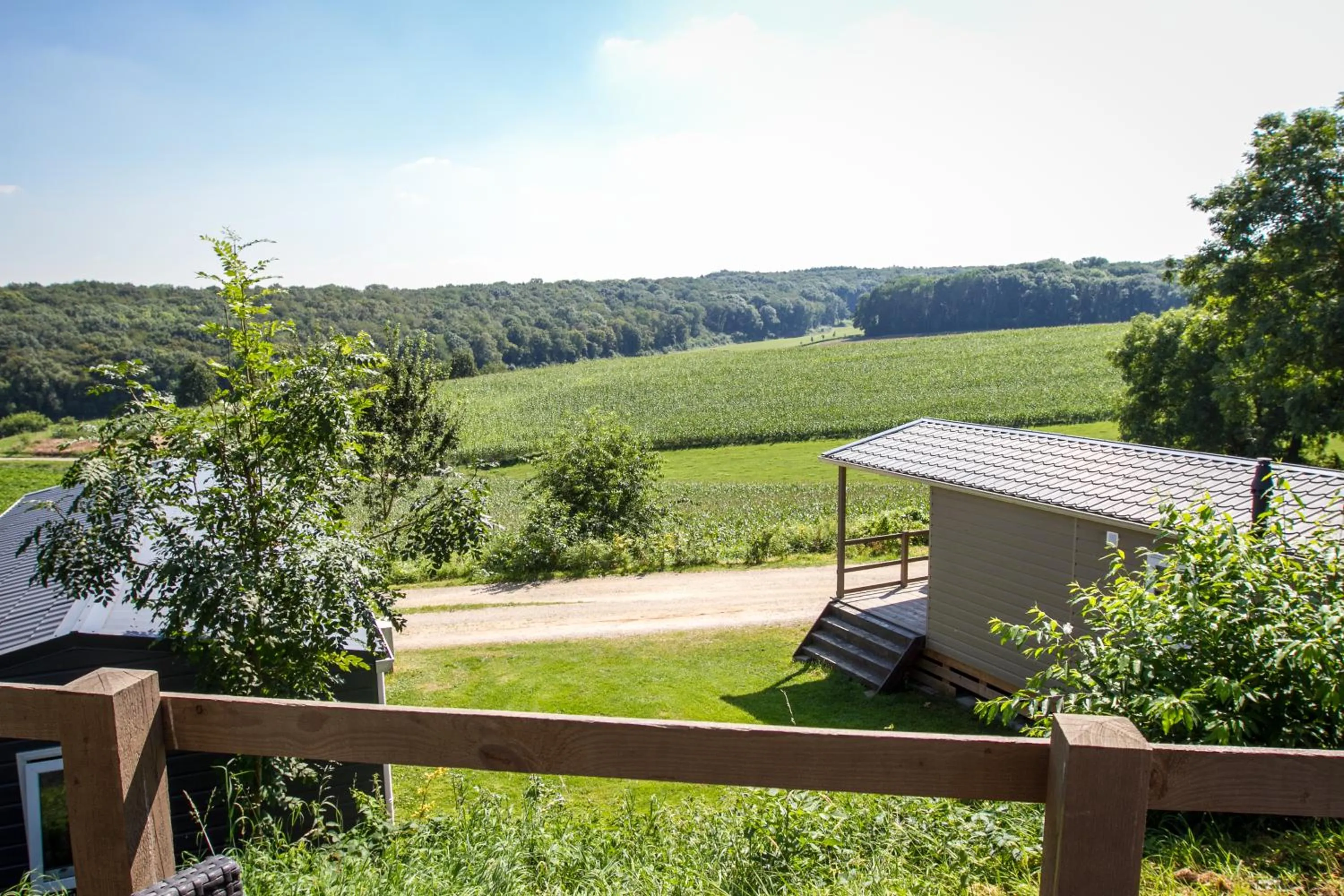 Balcony/Terrace in EuroParcs Gulperberg