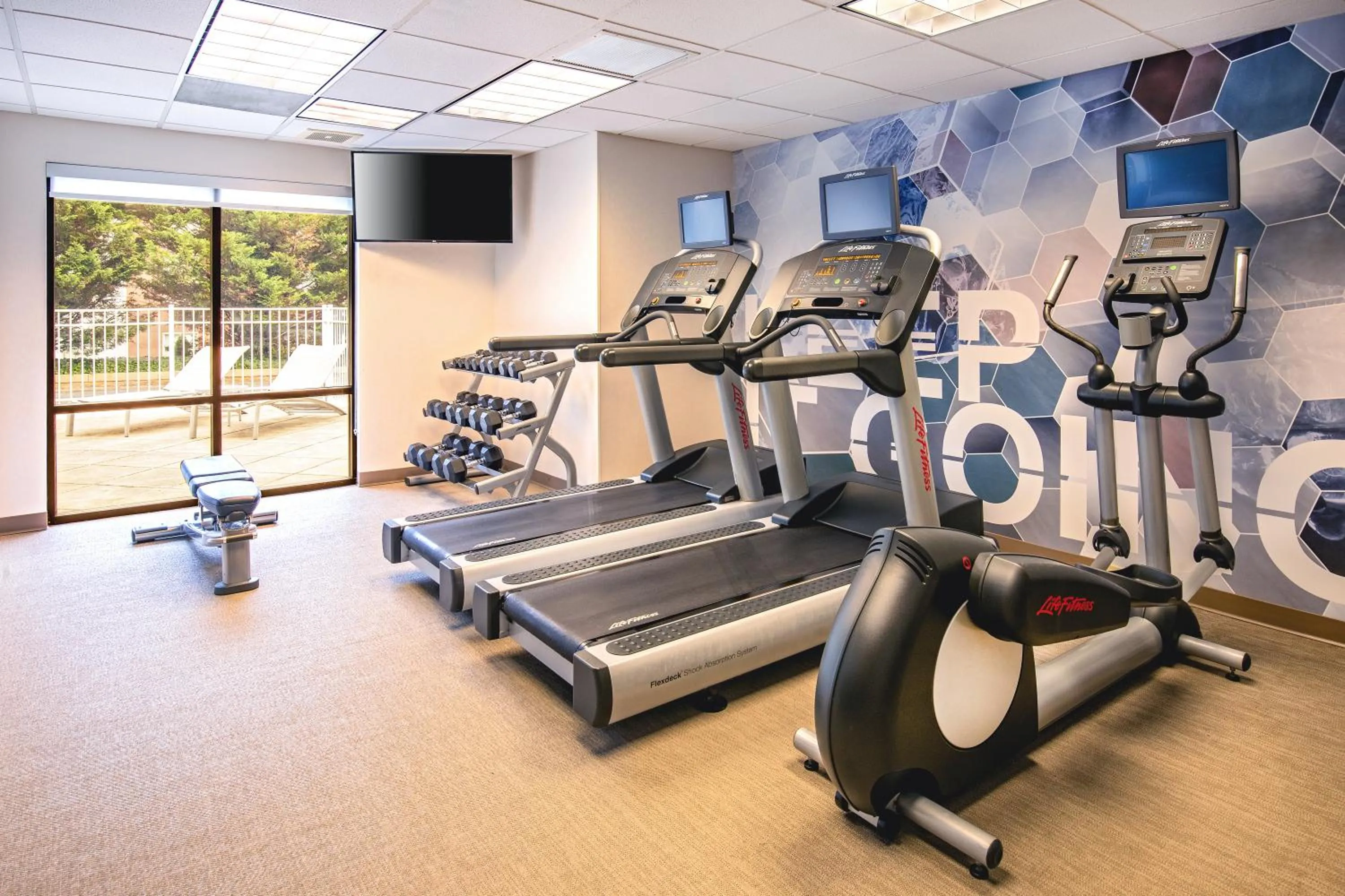 Fitness centre/facilities in SpringHill Suites by Marriott Hershey Near The Park