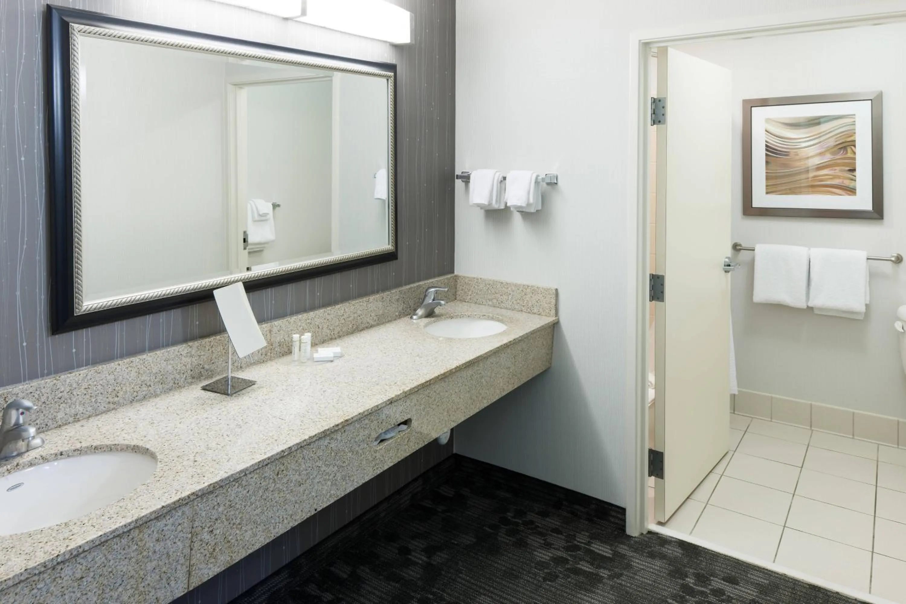 Bathroom in Courtyard by Marriott Hattiesburg