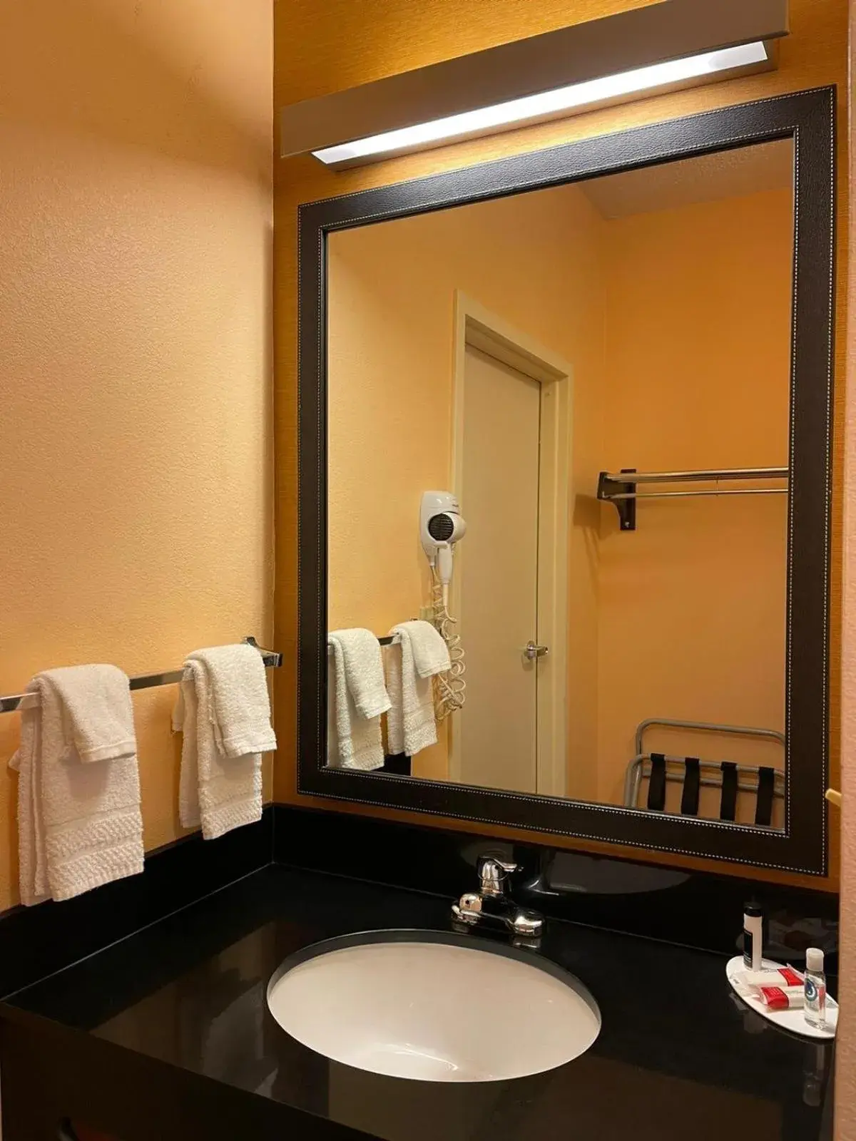 Bathroom in Baymont by Wyndham Chambersburg Bathroom in Baymont by Wyndham Chambersburg