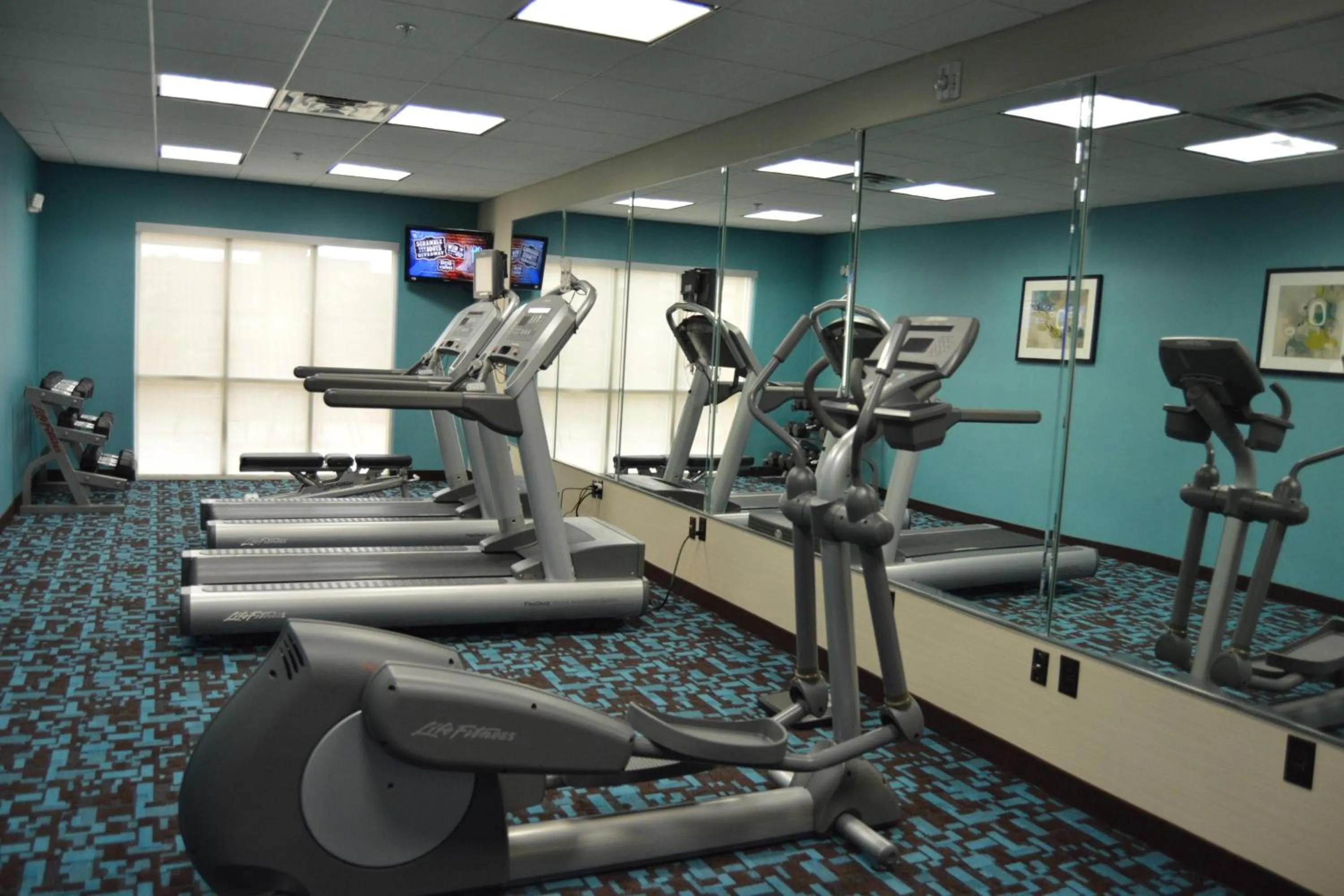 Fitness centre/facilities in Fairfield Inn & Suites Houston Channelview