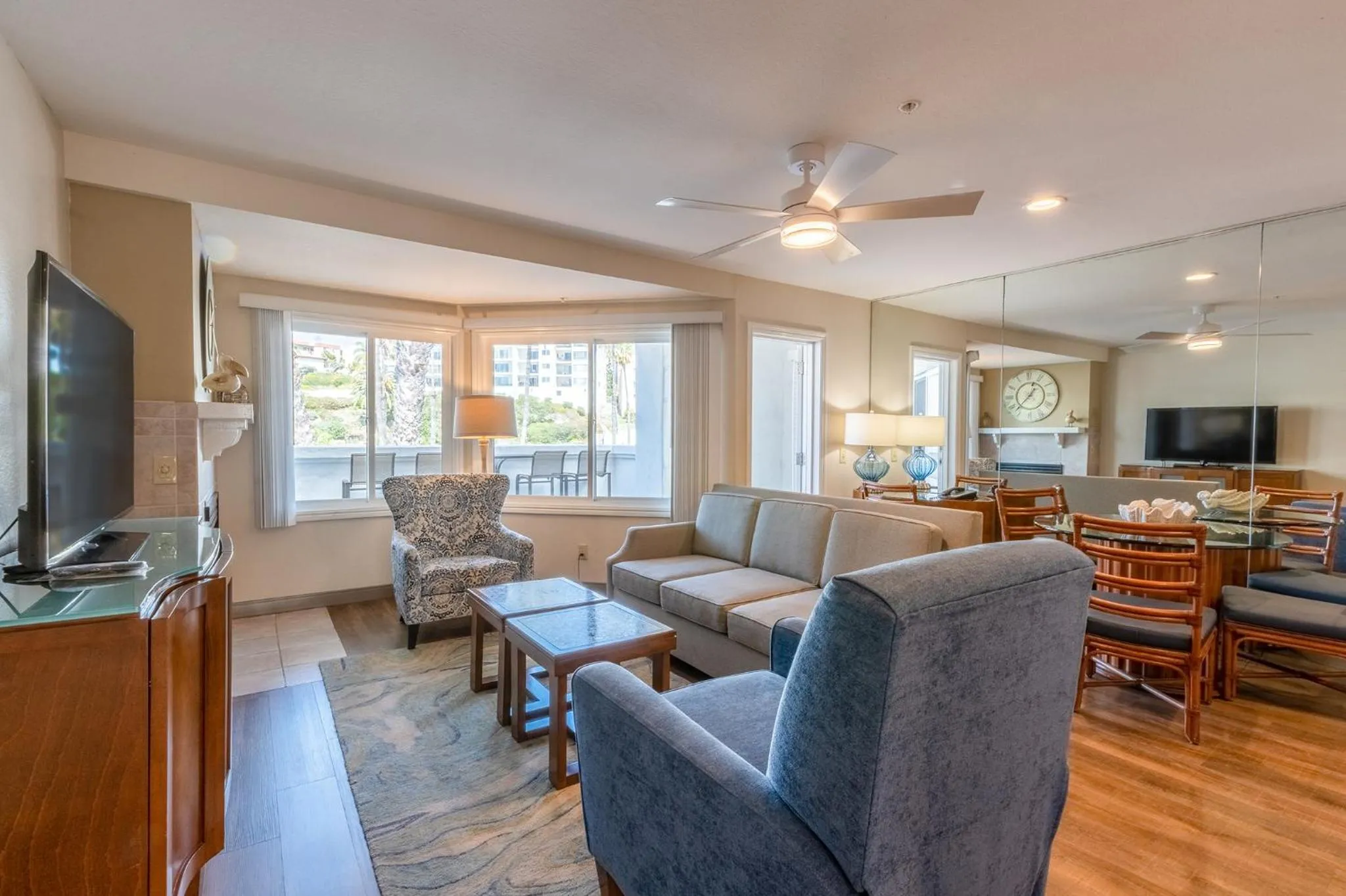 Living room in San Clemente Cove Resort