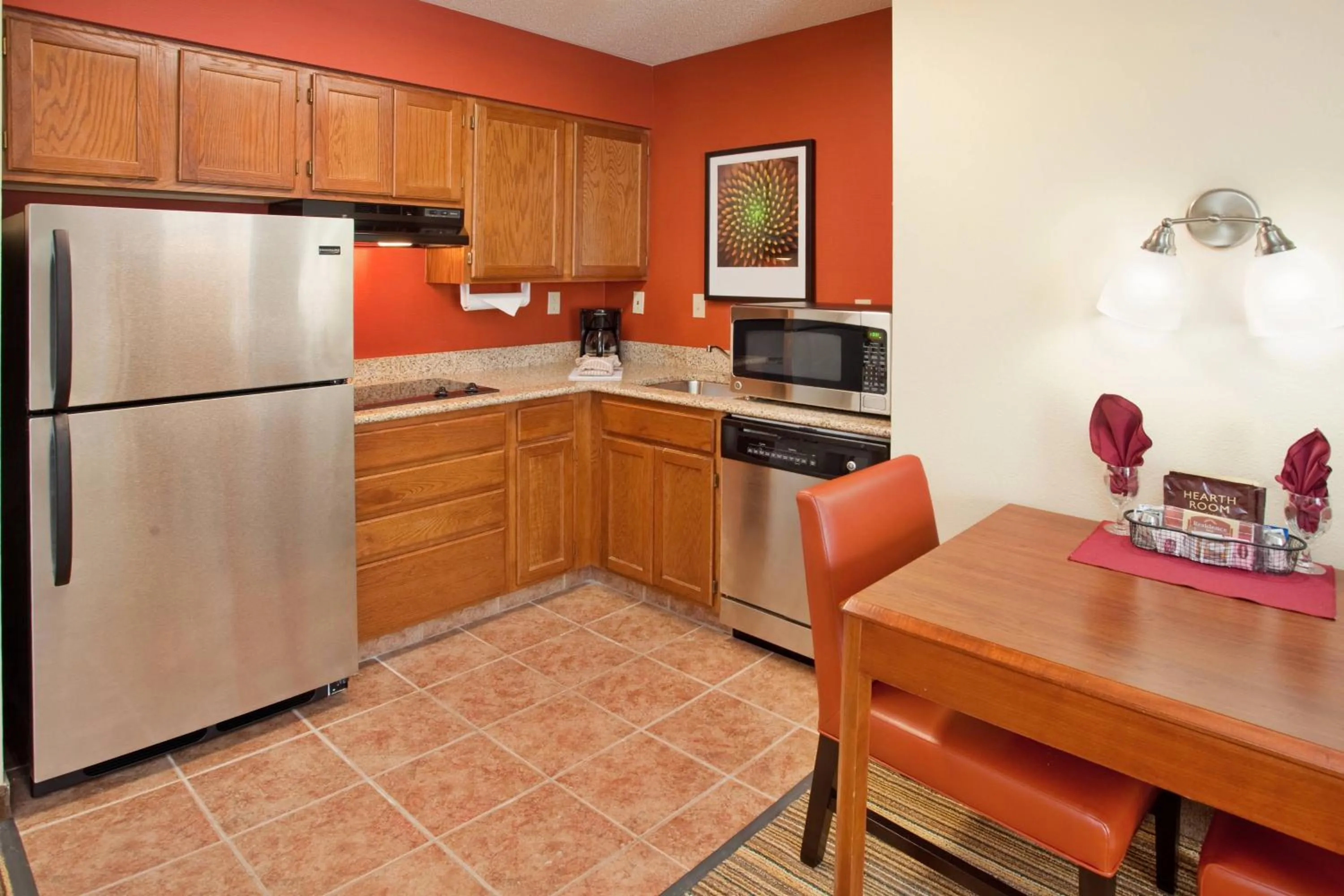 Kitchen or kitchenette in Residence Inn Houston Sugar Land/Stafford