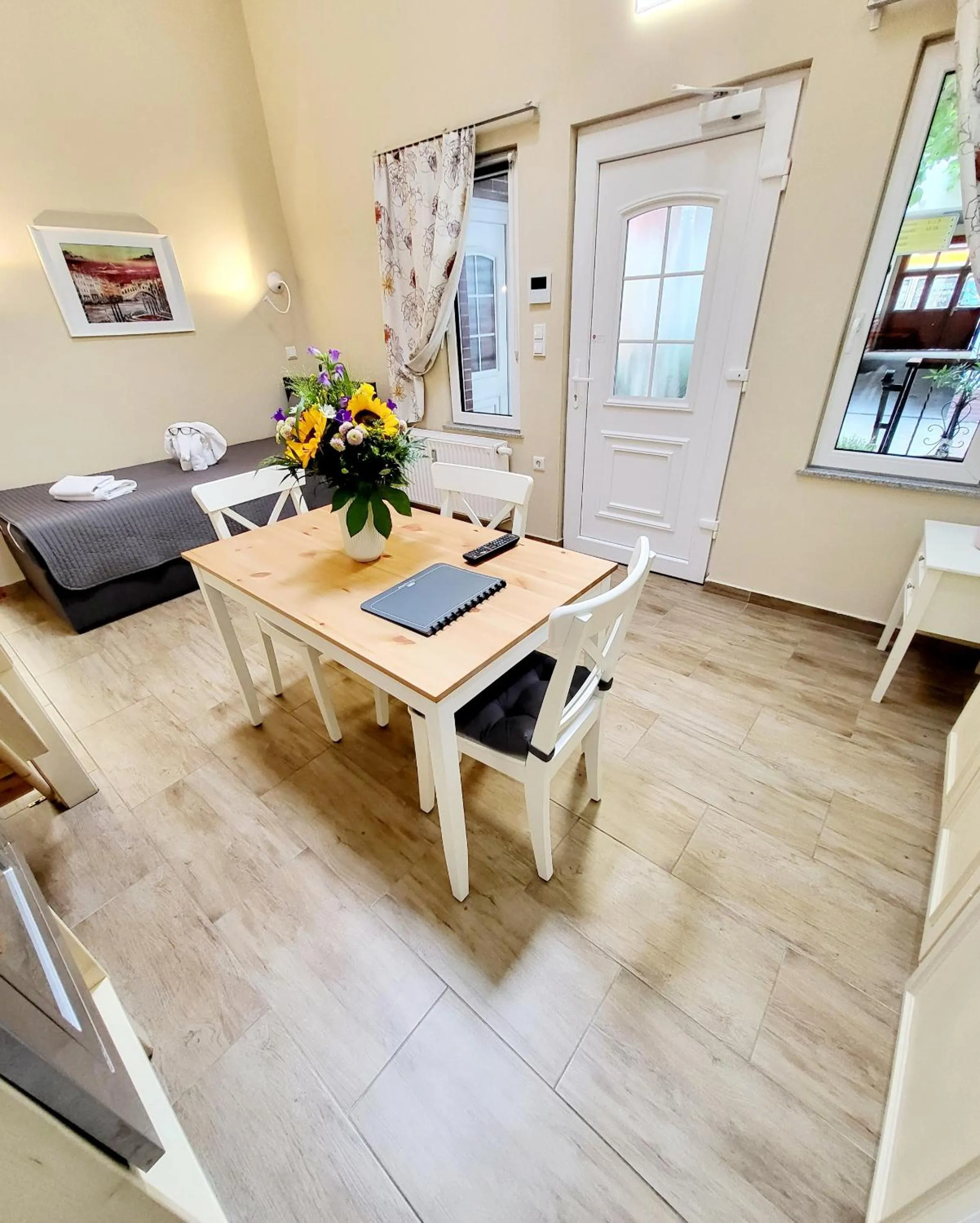 Living room in Marcel Apartments Leipzig