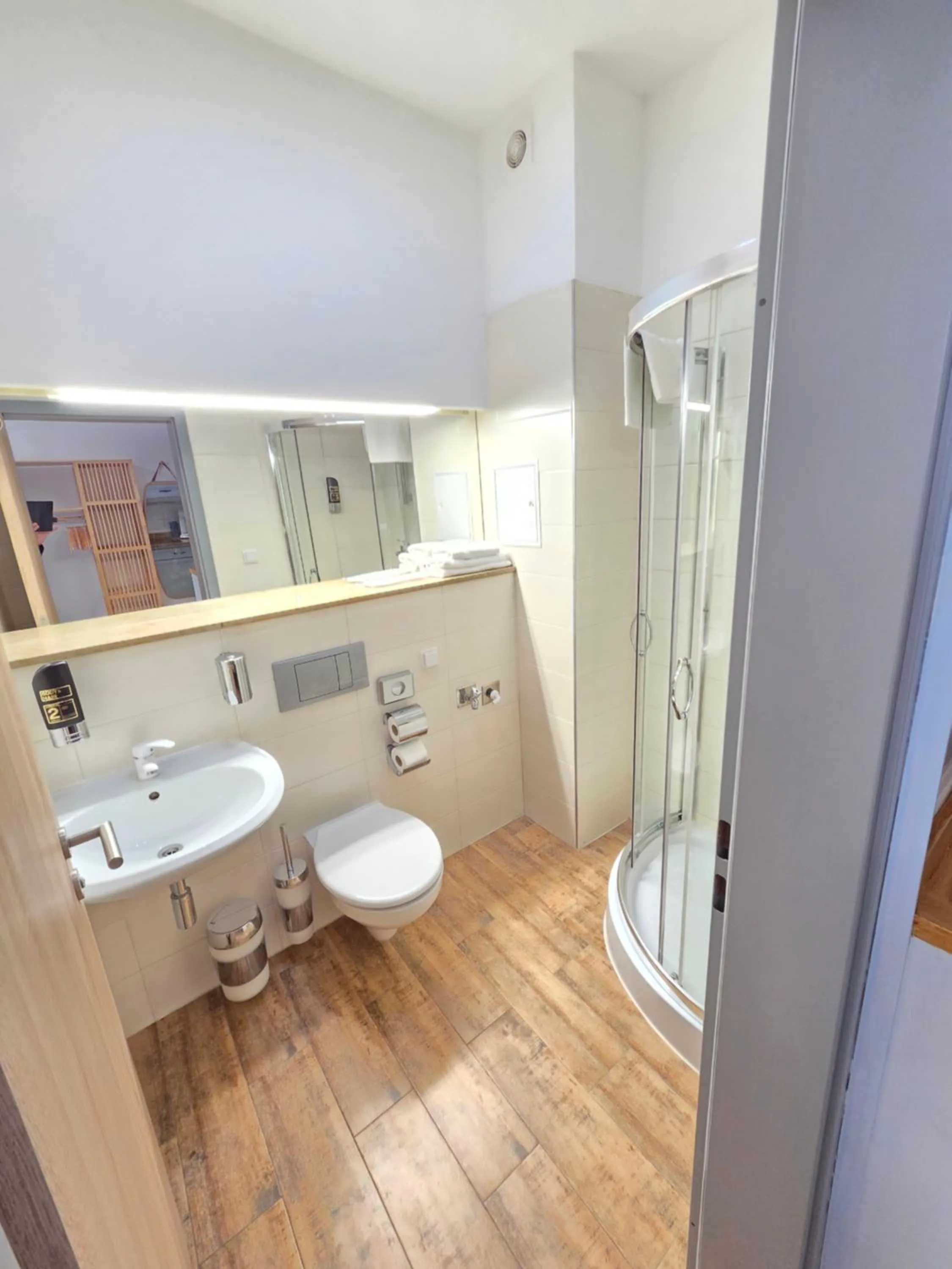 Toilet in Marcel Apartments Leipzig