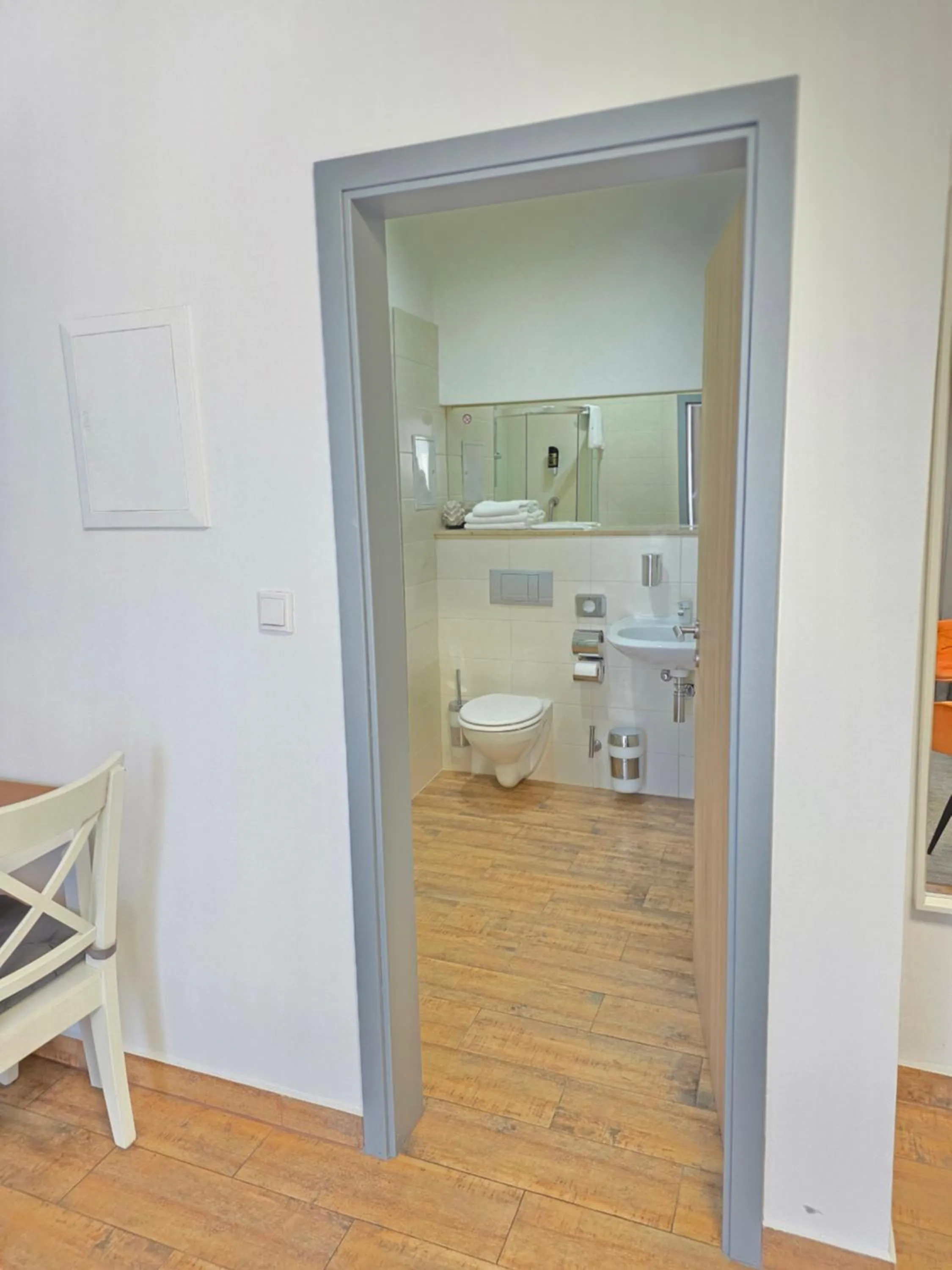 Toilet in Marcel Apartments Leipzig