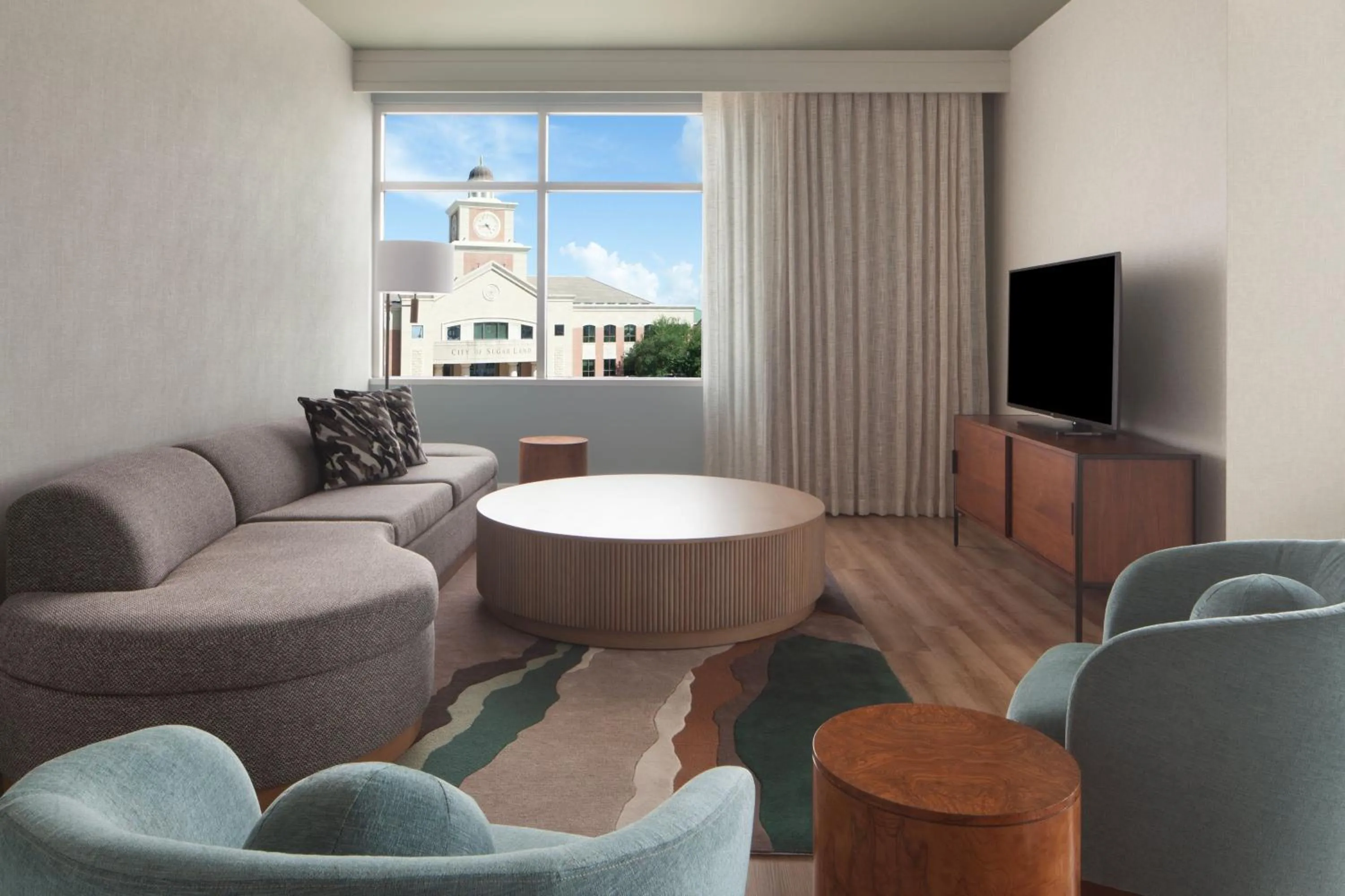 Living room in Houston Marriott Sugar Land