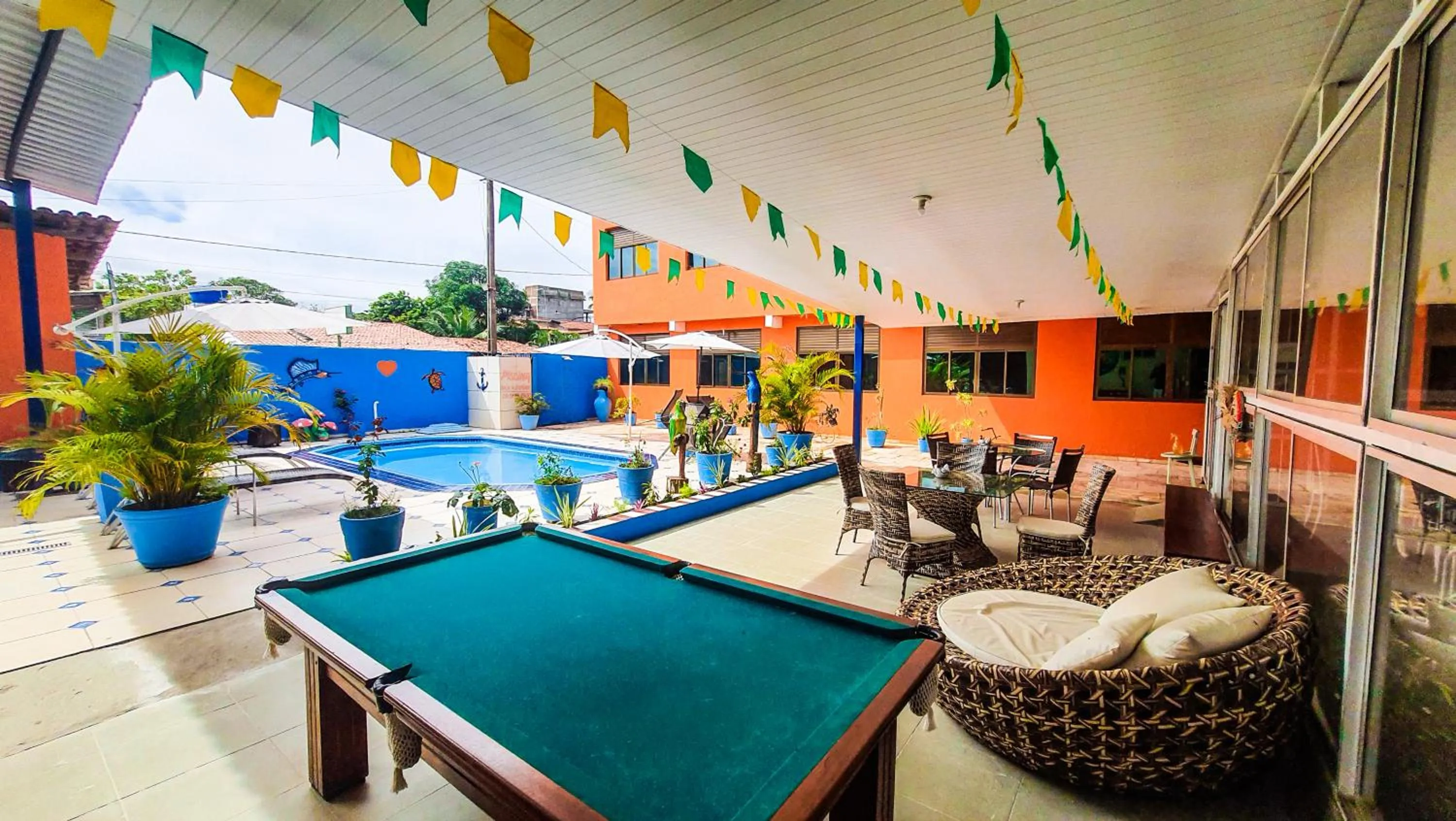 Seating area in Pousada Sal e Mar Maracaipe