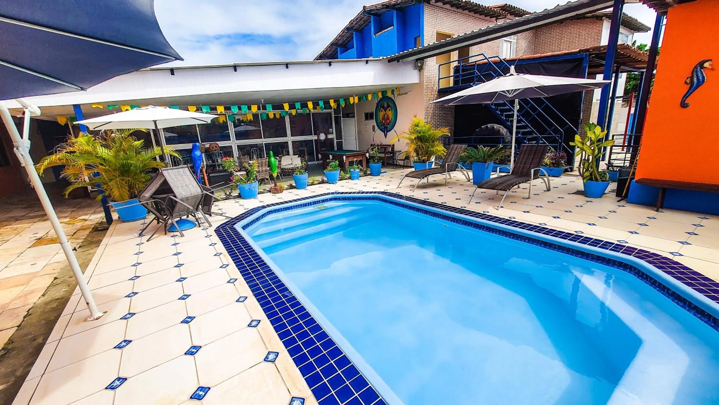 Swimming pool in Pousada Sal e Mar Maracaipe