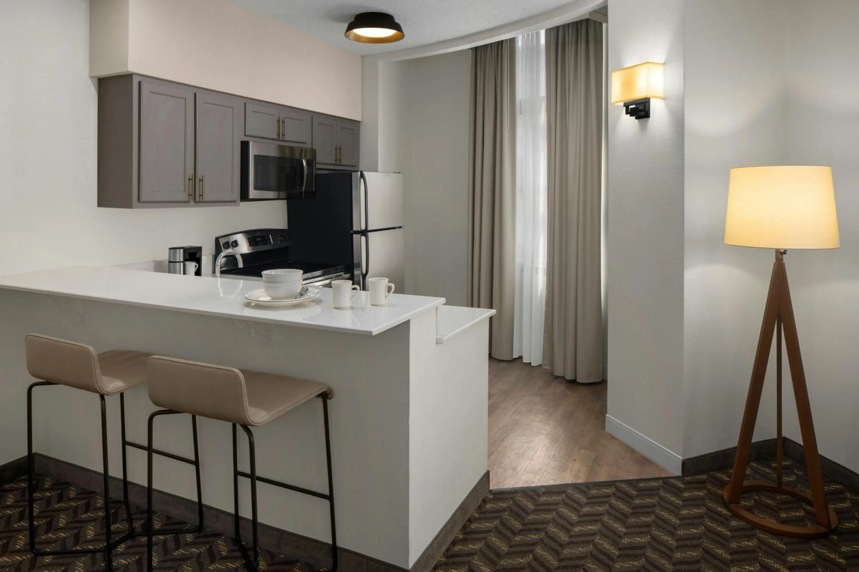 Kitchen or kitchenette in Residence Inn New Rochelle