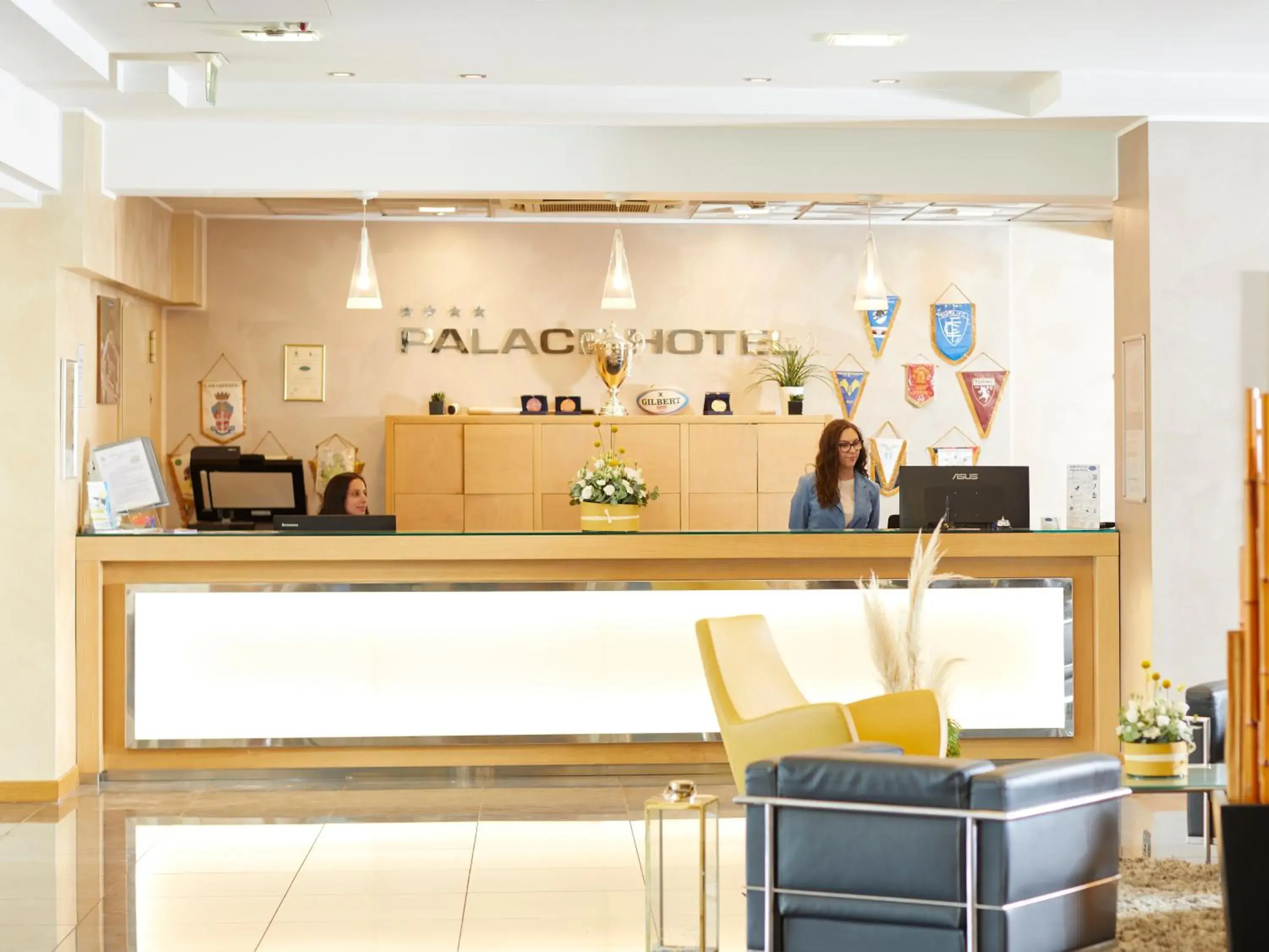 Lobby or reception in Palace Hotel Zingonia Lobby or reception in Palace Hotel Zingonia